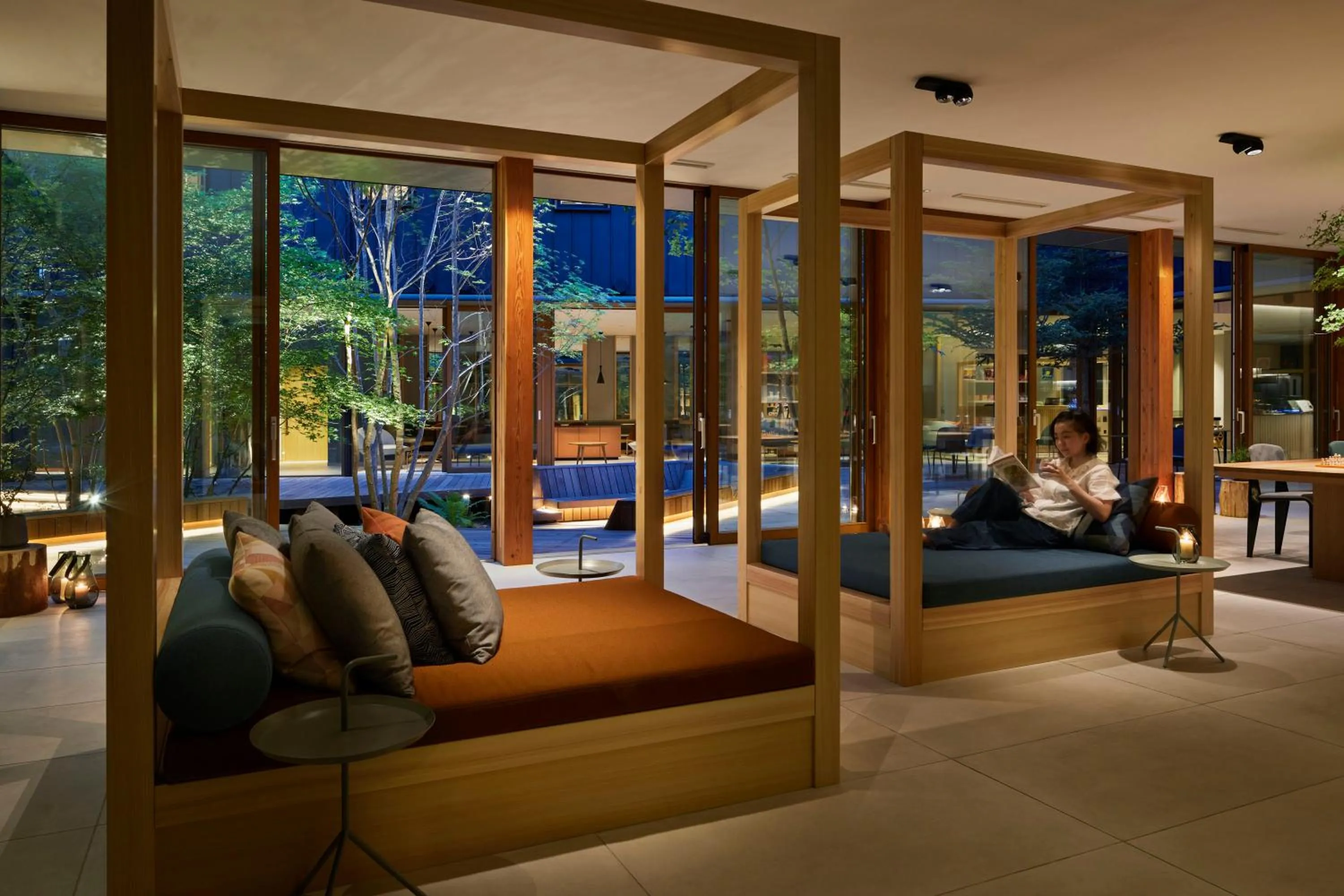 Lobby or reception in BEB5 Karuizawa by Hoshino Resorts