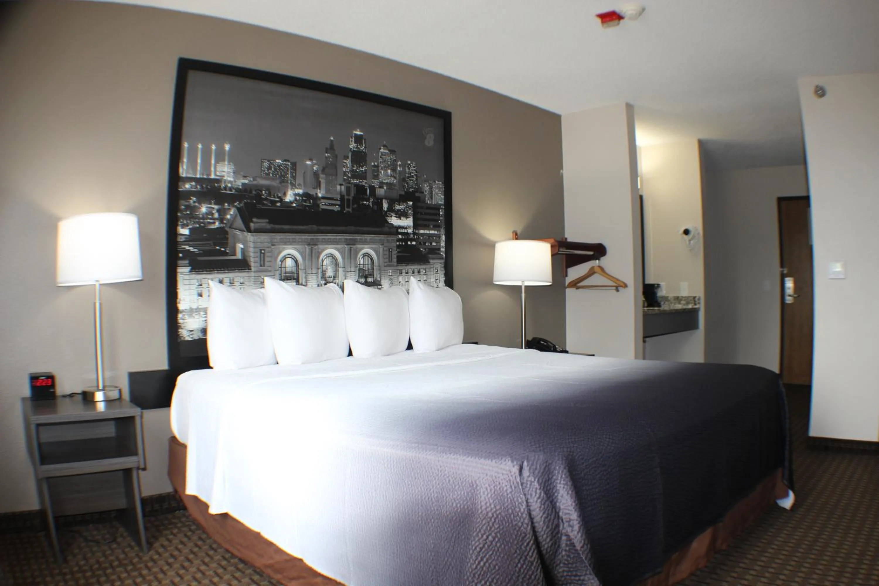 Bed in Super 8 by Wyndham Gardner