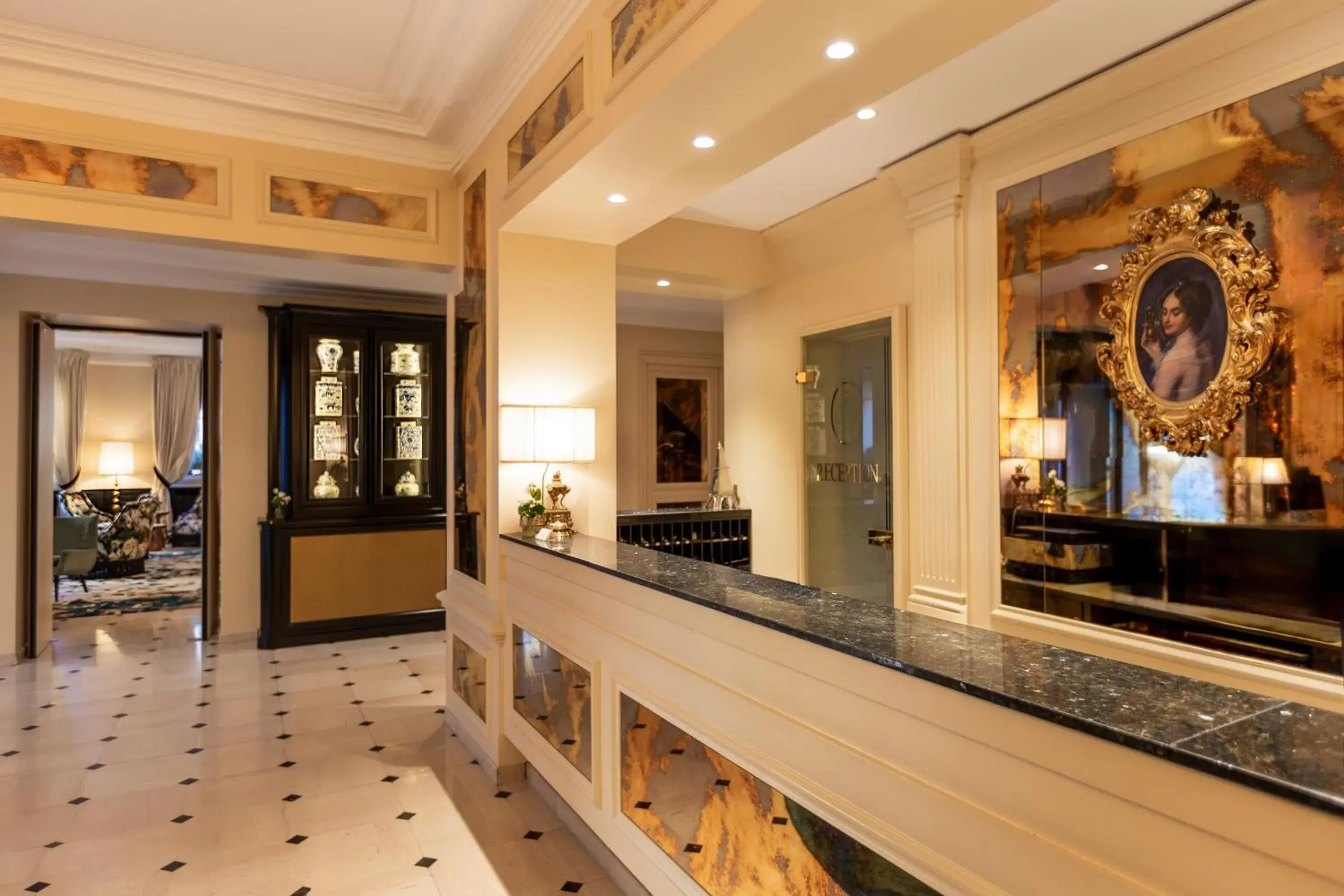 Lobby or reception in Hotel West-End Lobby or reception in Hotel West-End