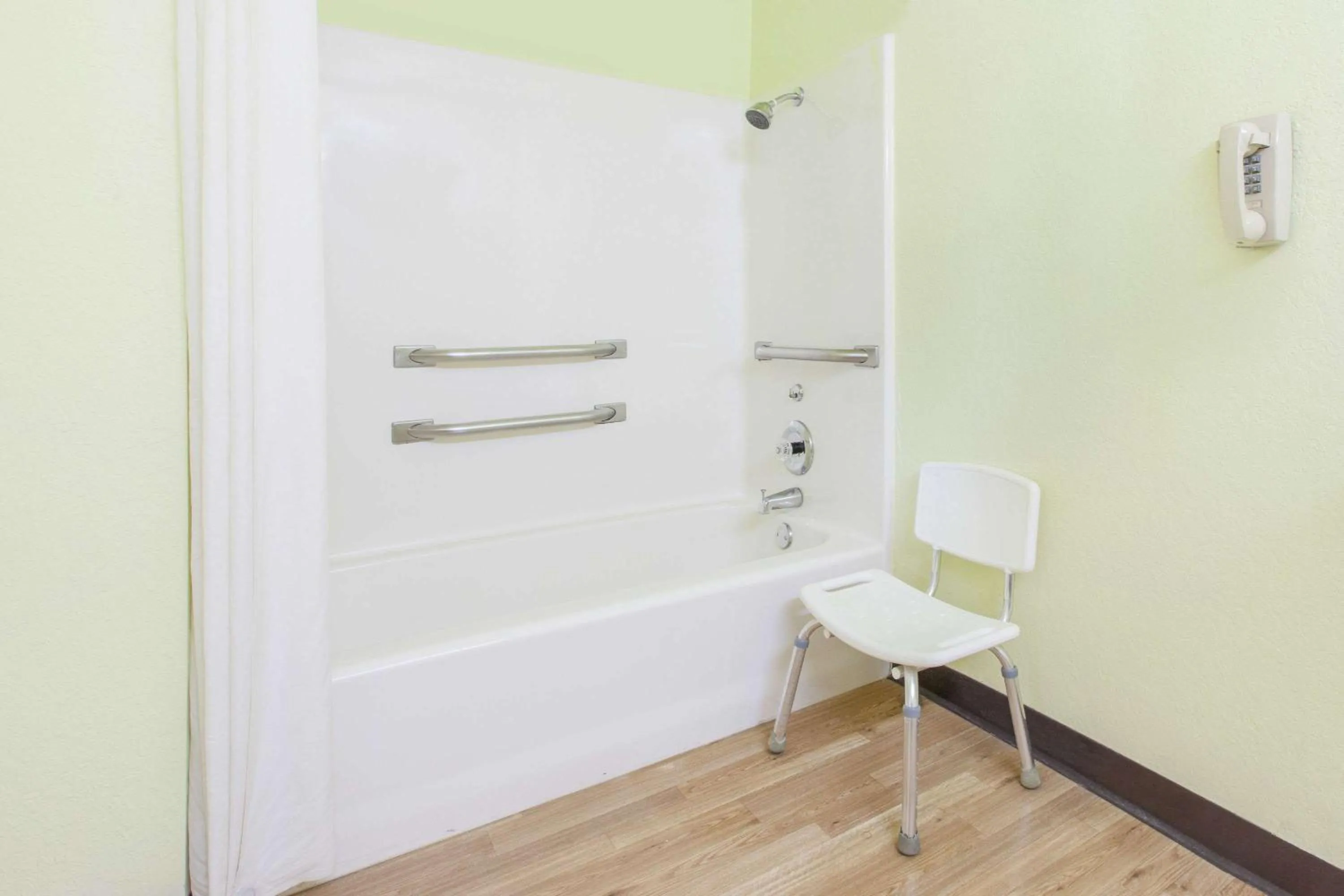 Bathroom in Super 8 by Wyndham Muskogee