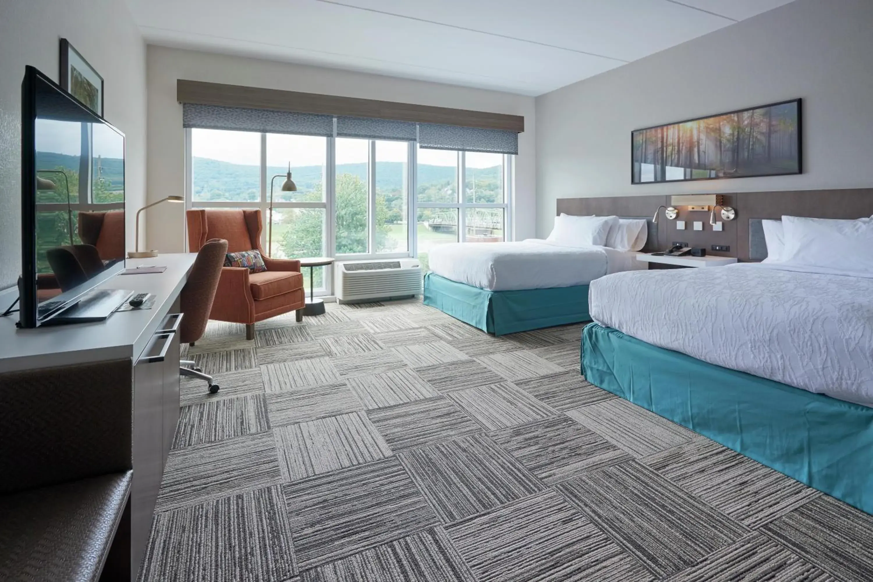 Bedroom, Bed in Hilton Garden Inn Corning Downtown Bedroom, Bed in Hilton Garden Inn Corning Downtown