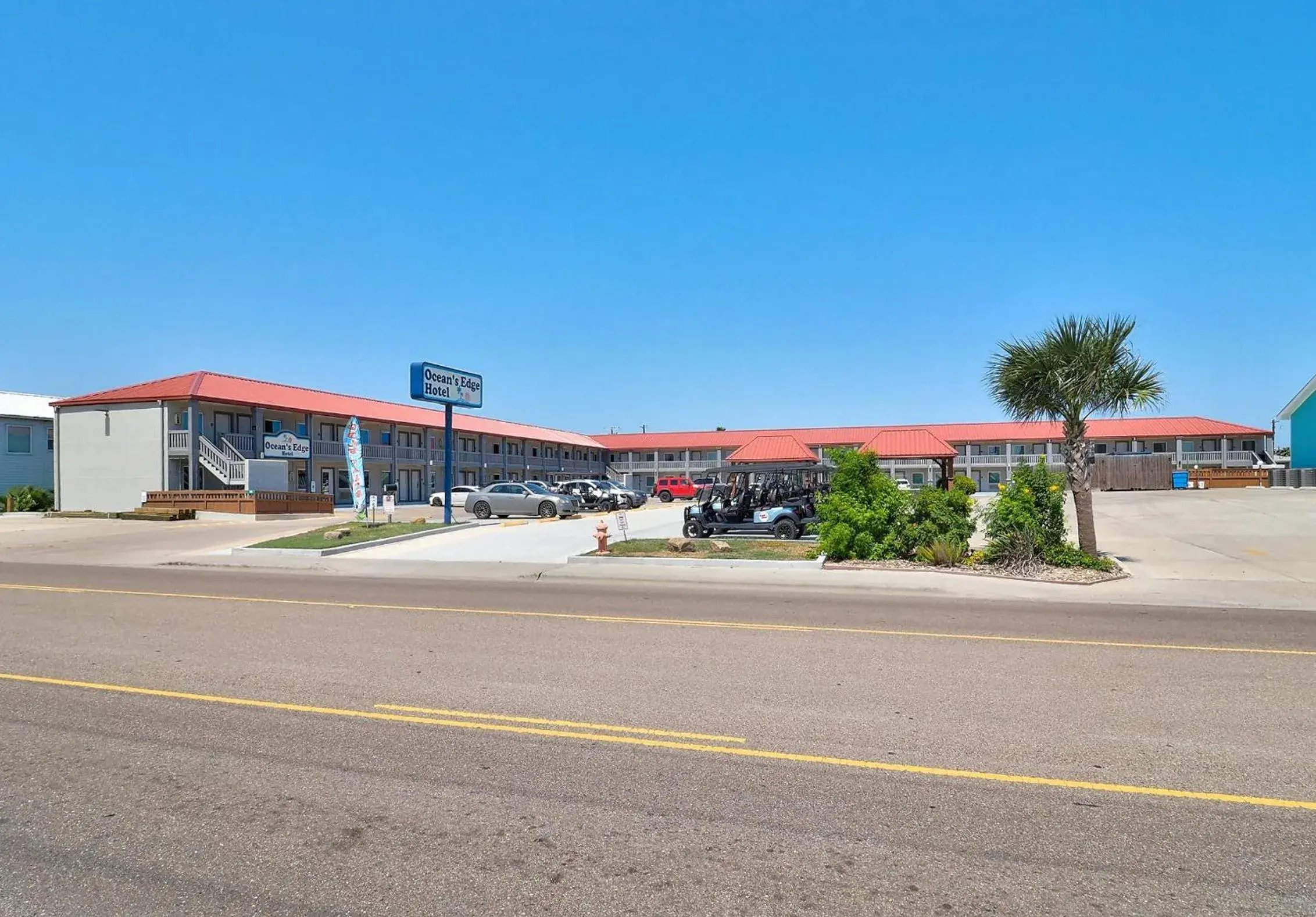 Property building in Ocean's Edge Hotel, Port Aransas,TX Property building in Ocean's Edge Hotel, Port Aransas,TX