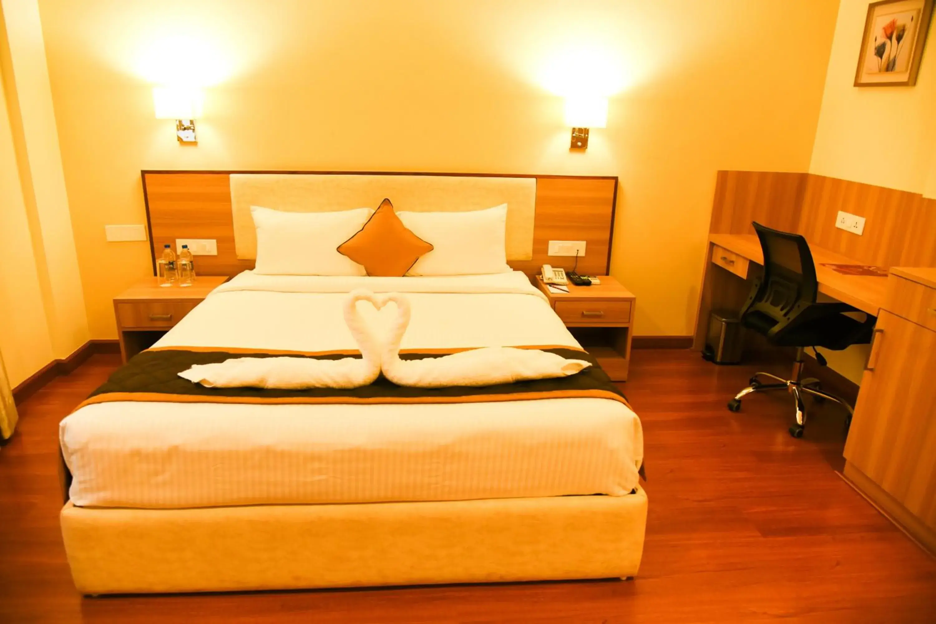 Bedroom, Bed in Hotel RK Gardenia Bedroom, Bed in Hotel RK Gardenia