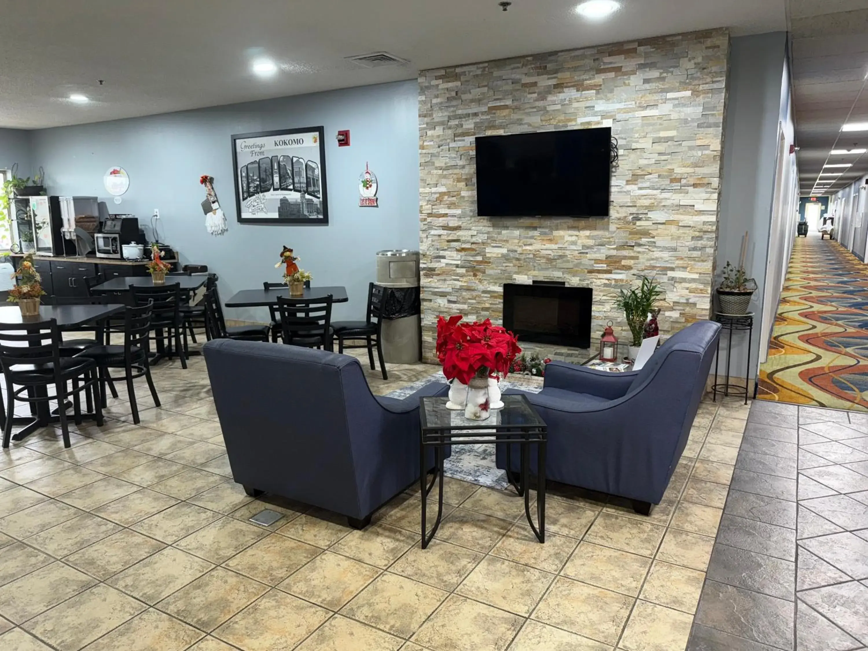 Lobby or reception in Super 8 by Wyndham Kokomo Lobby or reception in Super 8 by Wyndham Kokomo