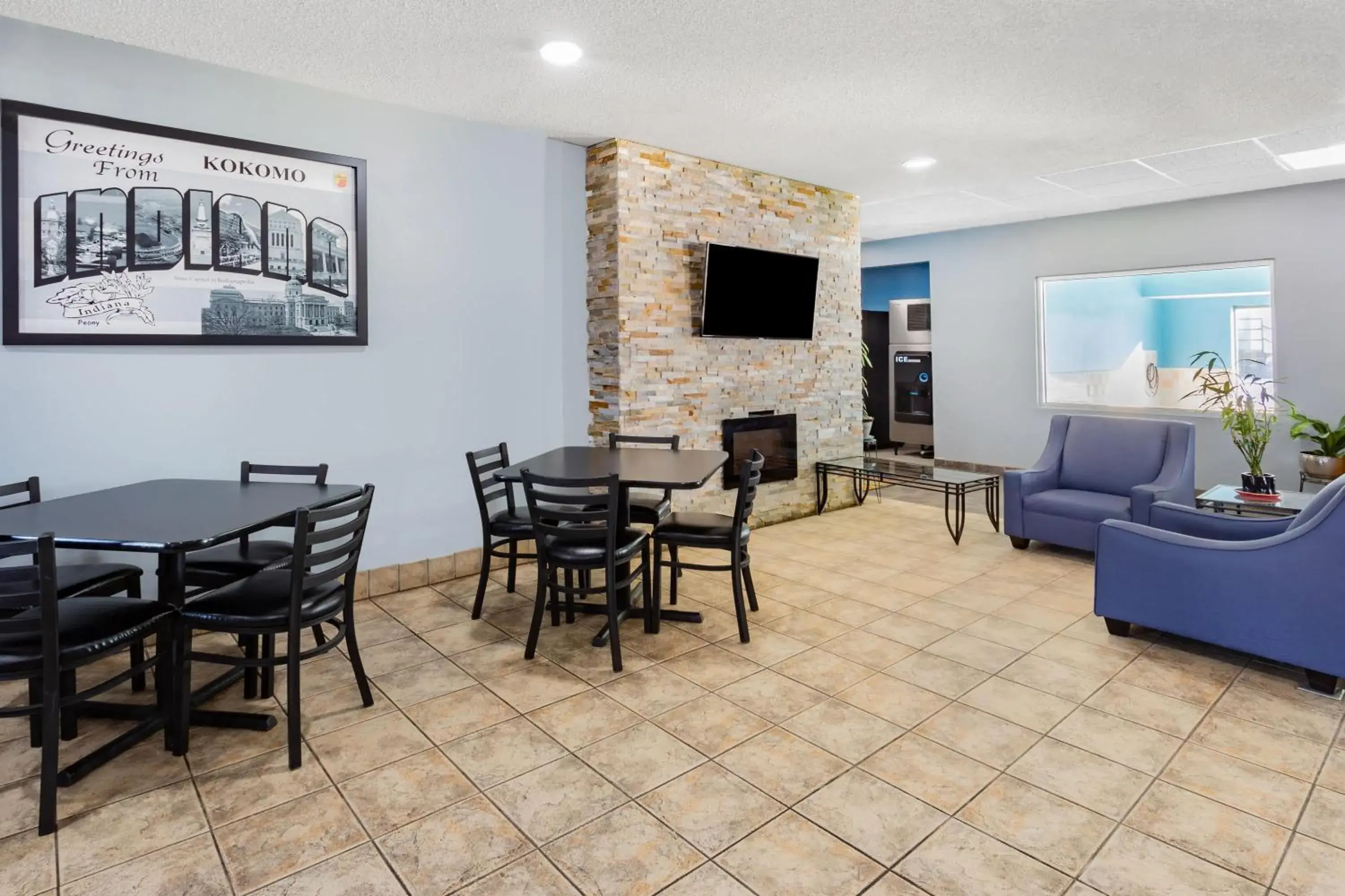 Lobby or reception in Super 8 by Wyndham Kokomo Lobby or reception in Super 8 by Wyndham Kokomo