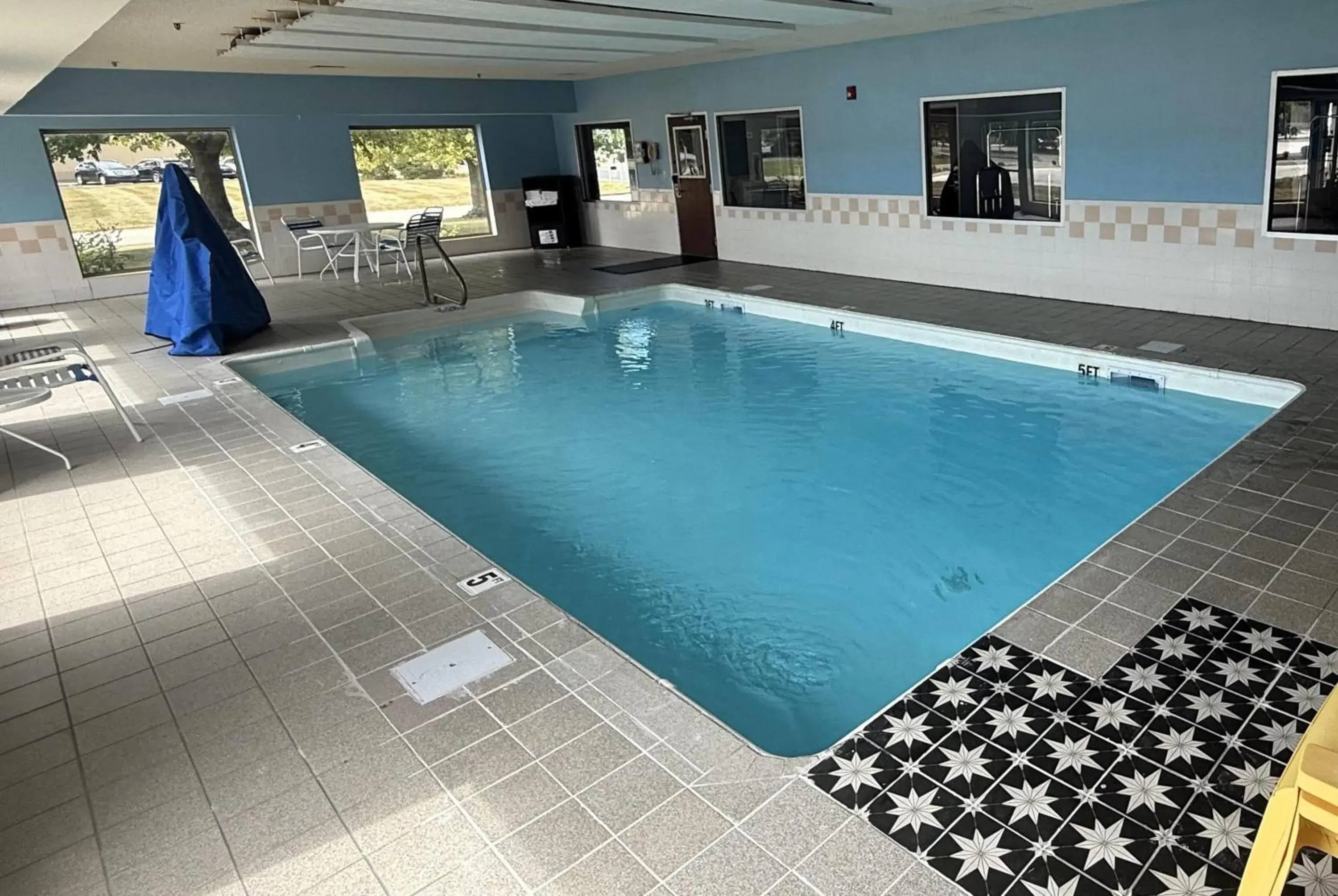 Pool view in Super 8 by Wyndham Kokomo Pool view in Super 8 by Wyndham Kokomo