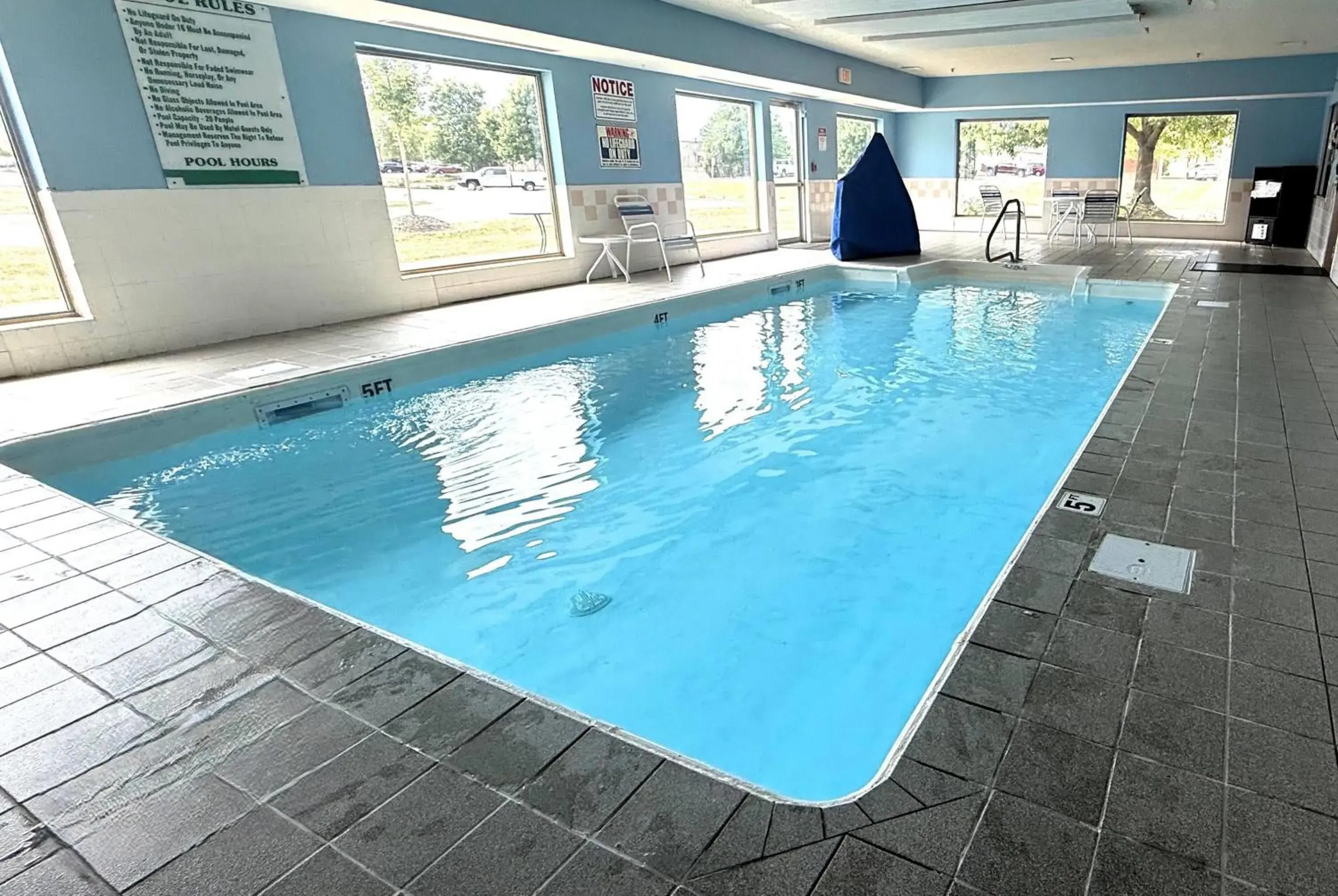 Pool view in Super 8 by Wyndham Kokomo Pool view in Super 8 by Wyndham Kokomo