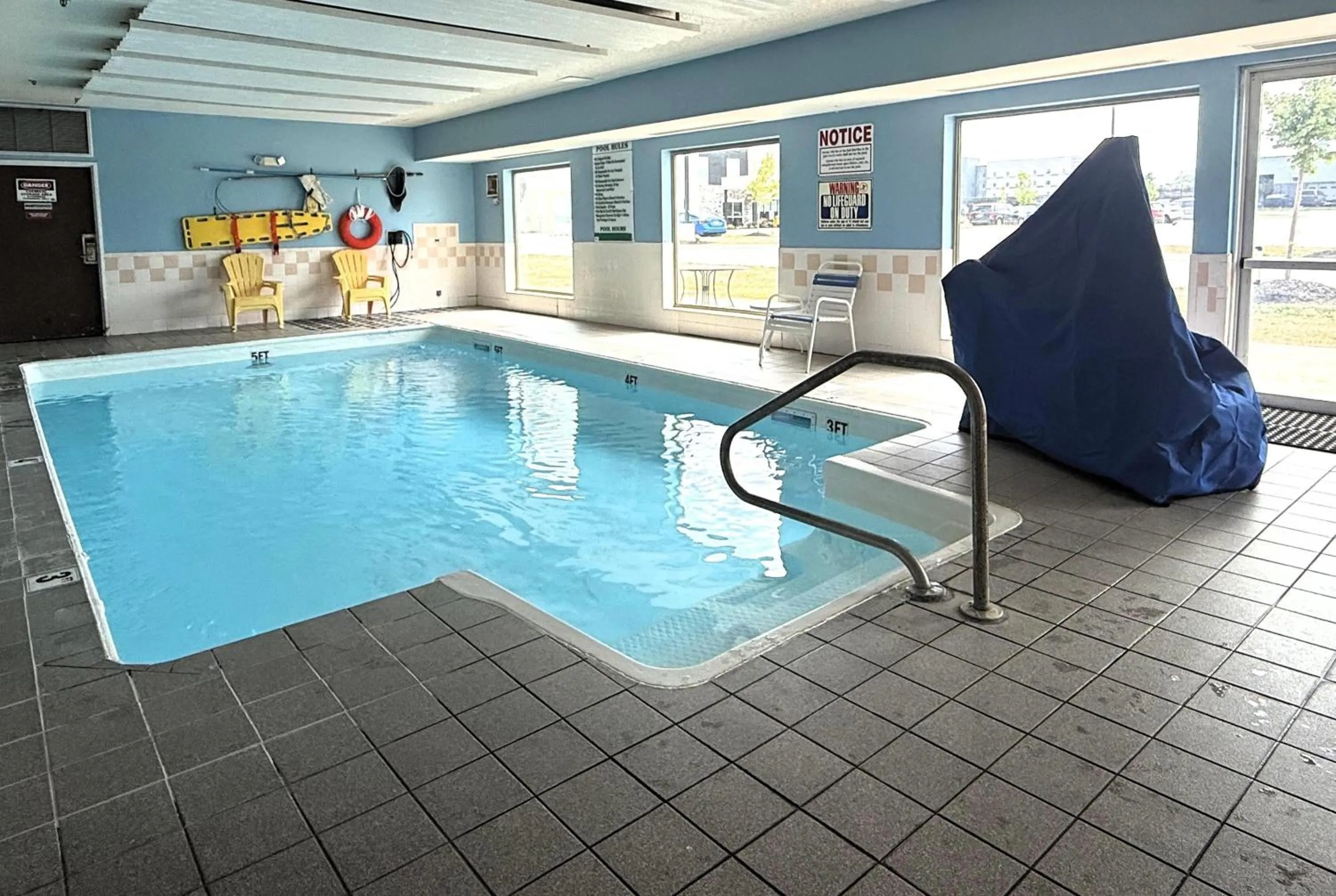 Pool view in Super 8 by Wyndham Kokomo