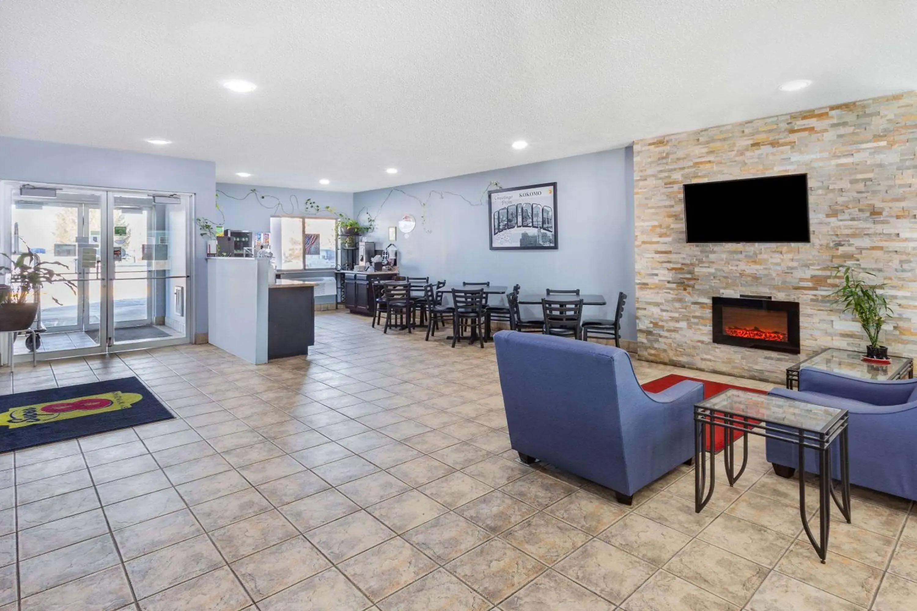 Lobby or reception in Super 8 by Wyndham Kokomo Lobby or reception in Super 8 by Wyndham Kokomo