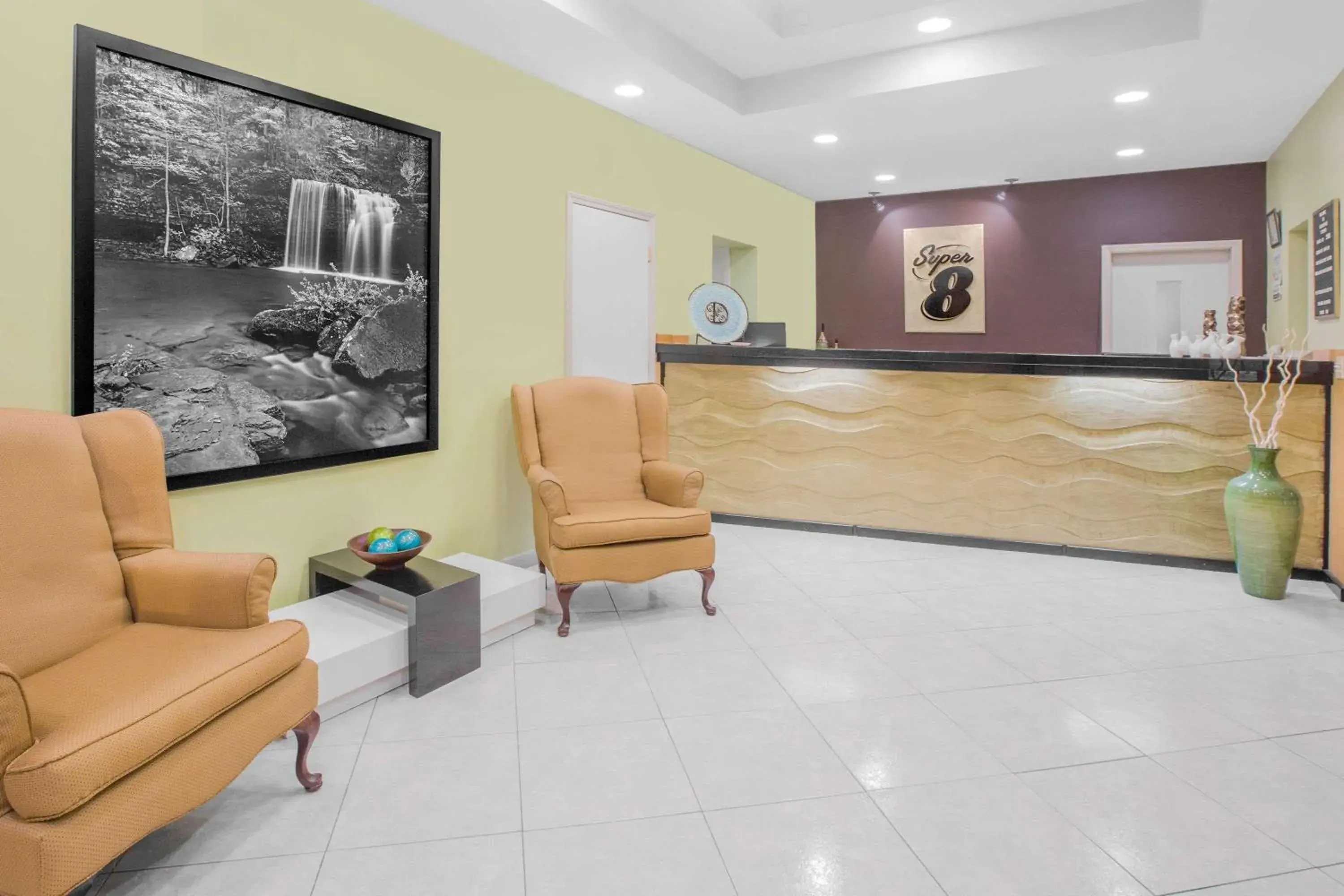 Lobby or reception in Super 8 by Wyndham Clarksville AR Lobby or reception in Super 8 by Wyndham Clarksville AR