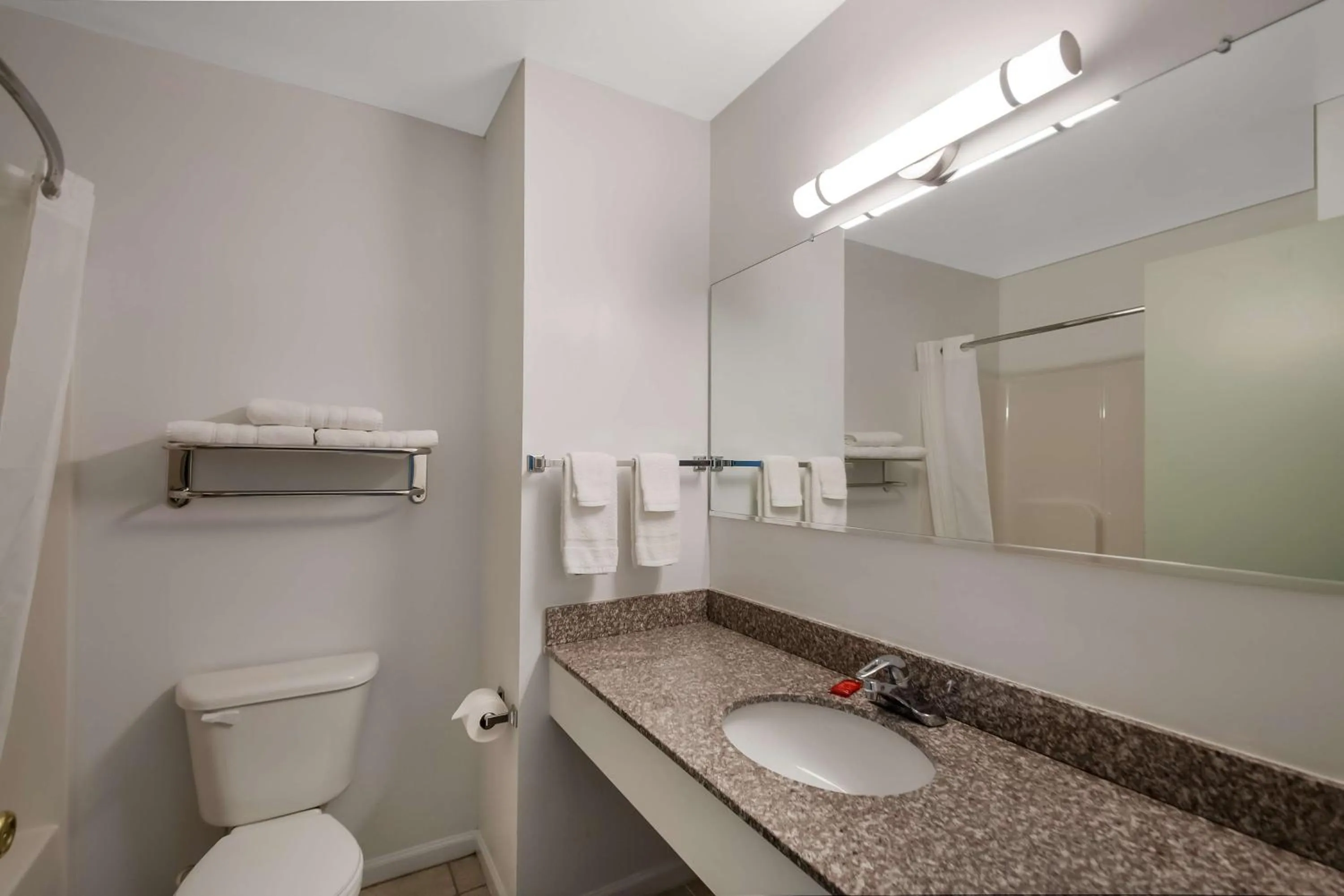 Bathroom in SureStay Plus Hotel by Best Western Berkeley Springs