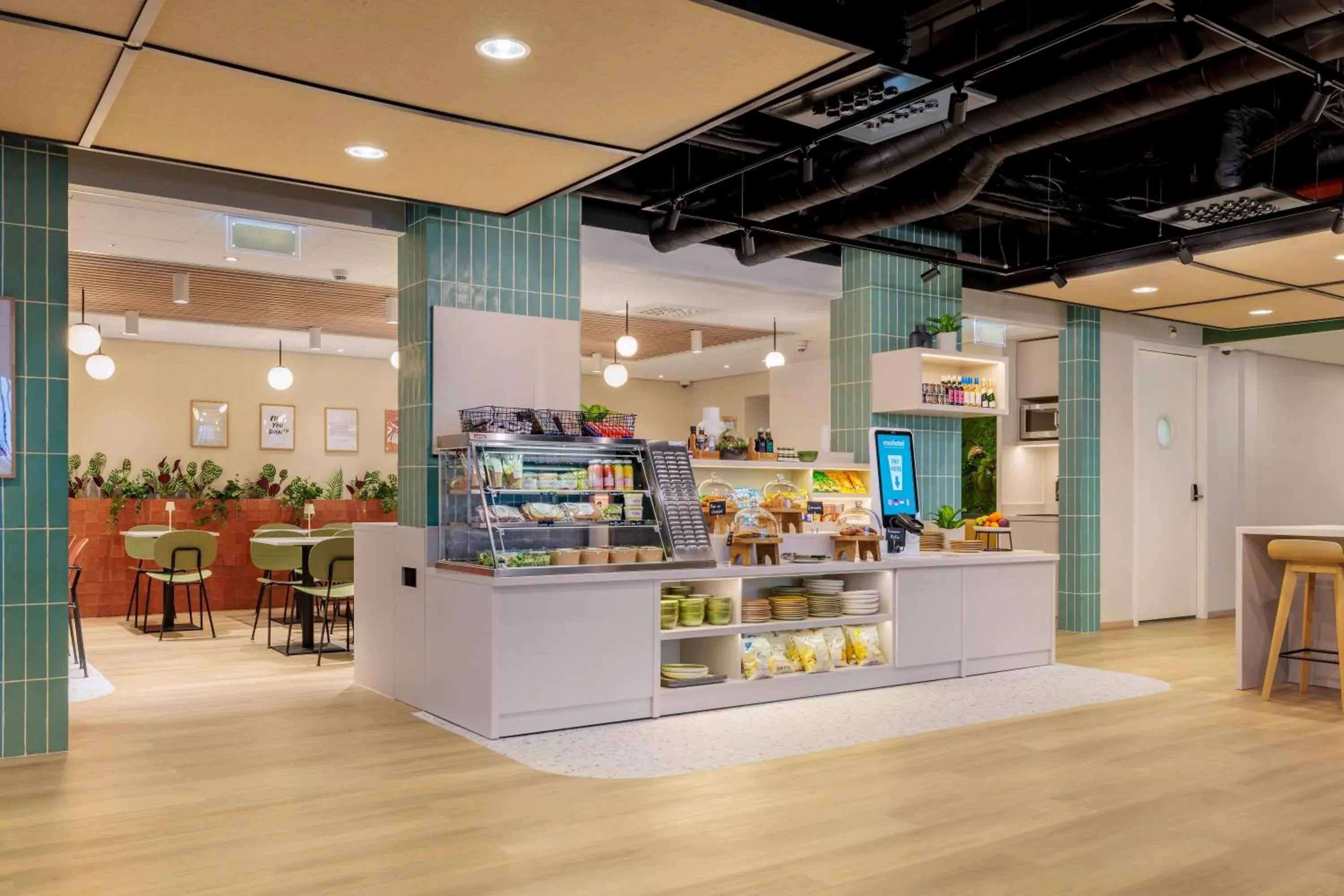 Lobby or reception in Maxhotel Amsterdam Airport Schiphol - Recently Renovated Lobby or reception in Maxhotel Amsterdam Airport Schiphol - Recently Renovated