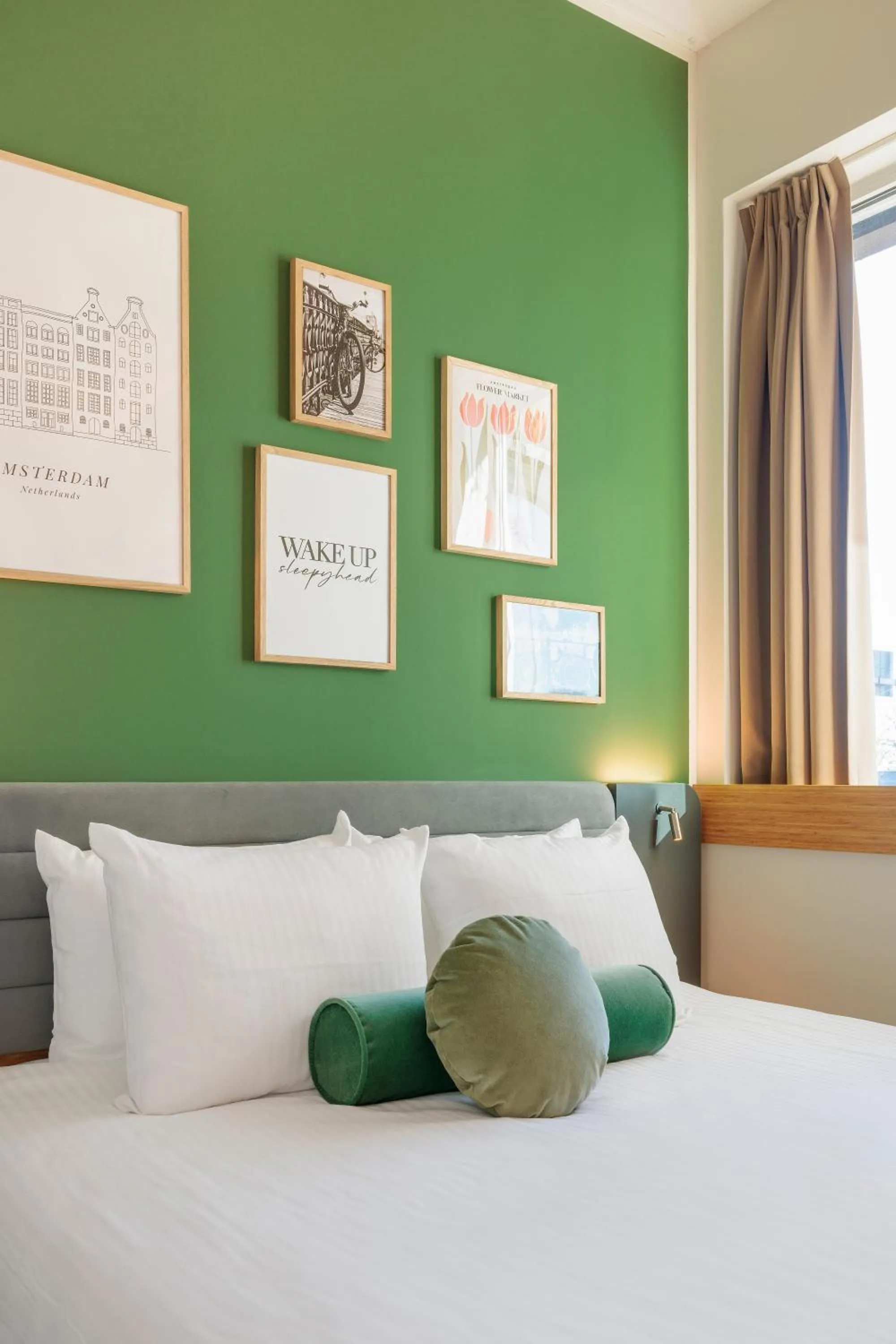 Bedroom, Bed in Maxhotel Amsterdam Airport Schiphol - Recently Renovated