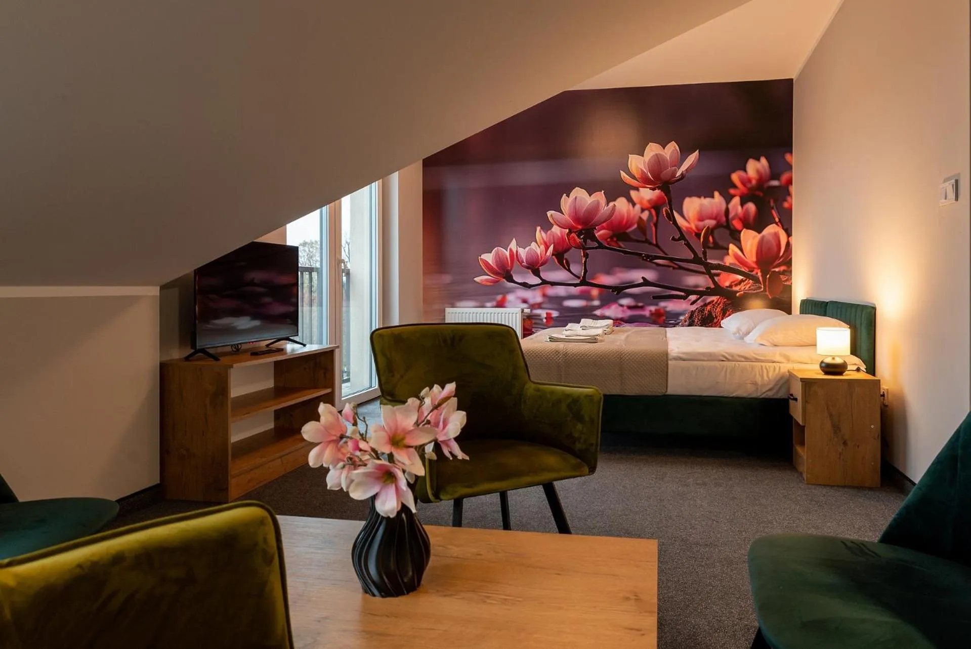 Bed in Willa Rustykalna