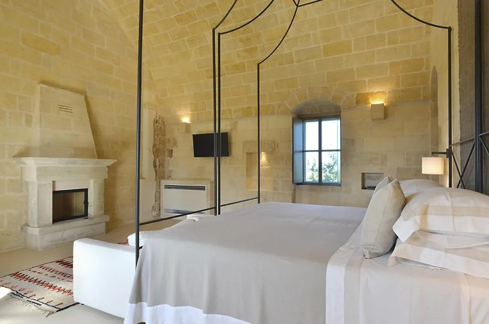 Bed in Masseria Trapana
