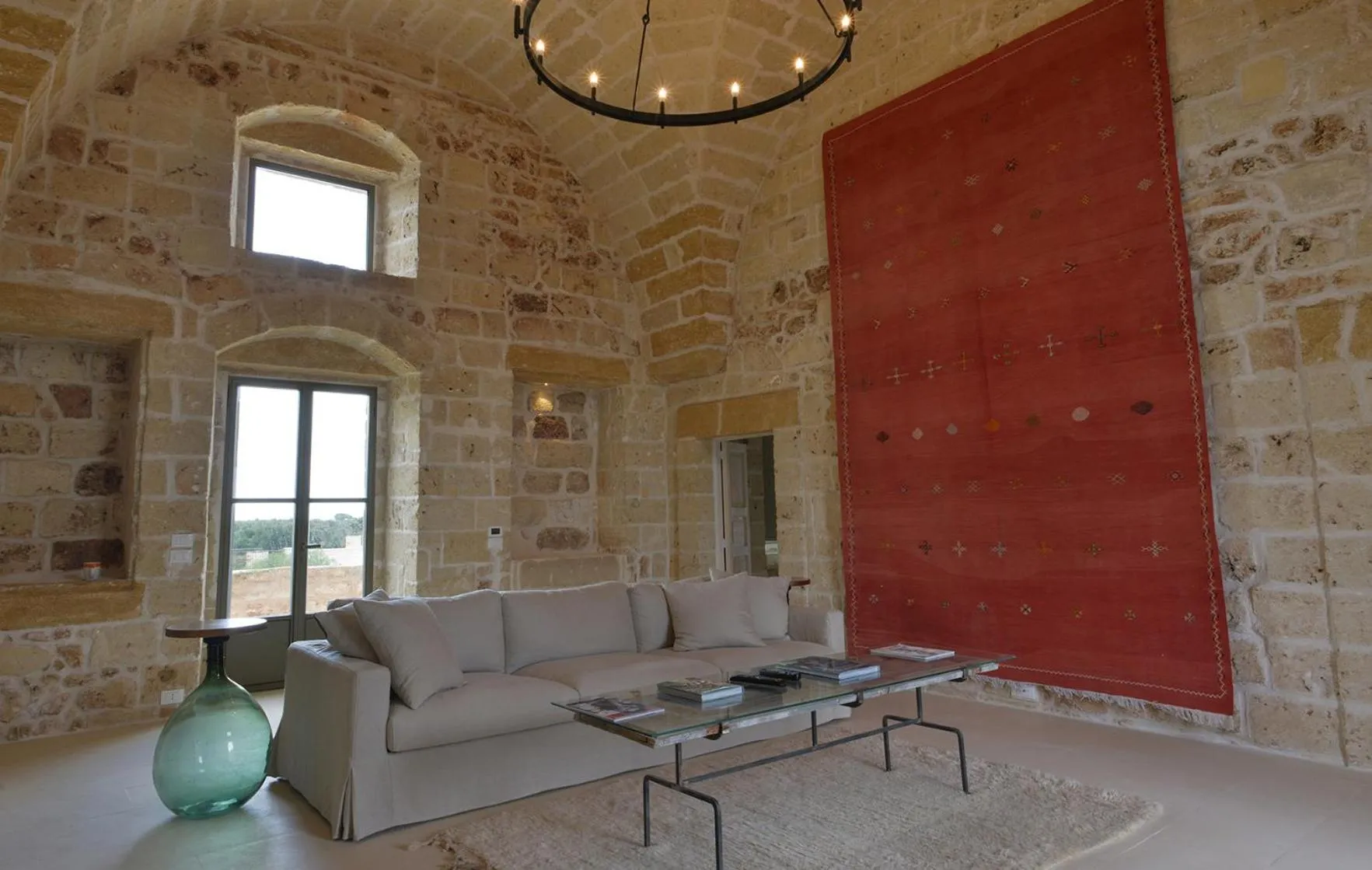Living room in Masseria Trapana