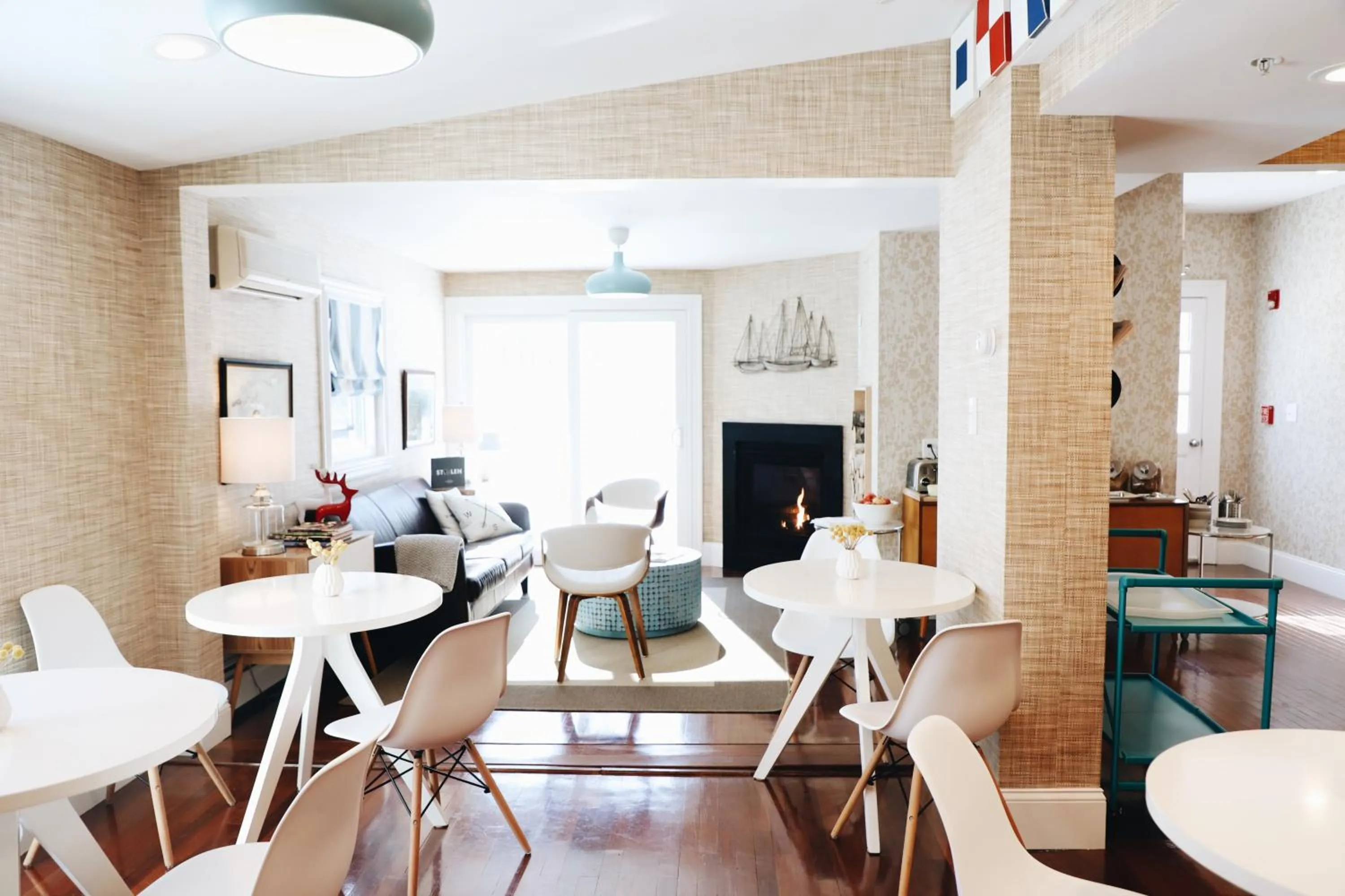 Lobby or reception in The Hotel Marblehead