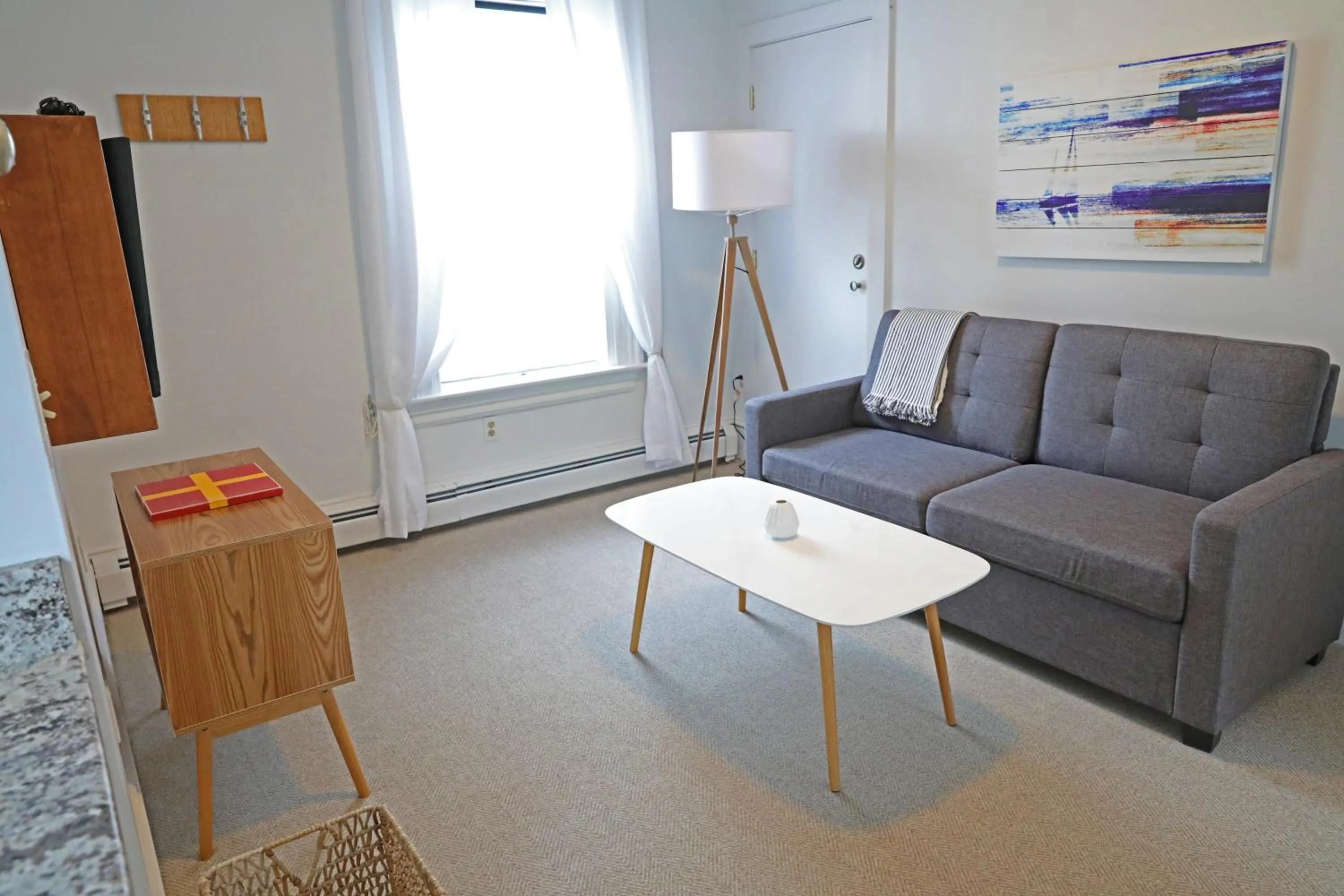 Living room in The Hotel Marblehead