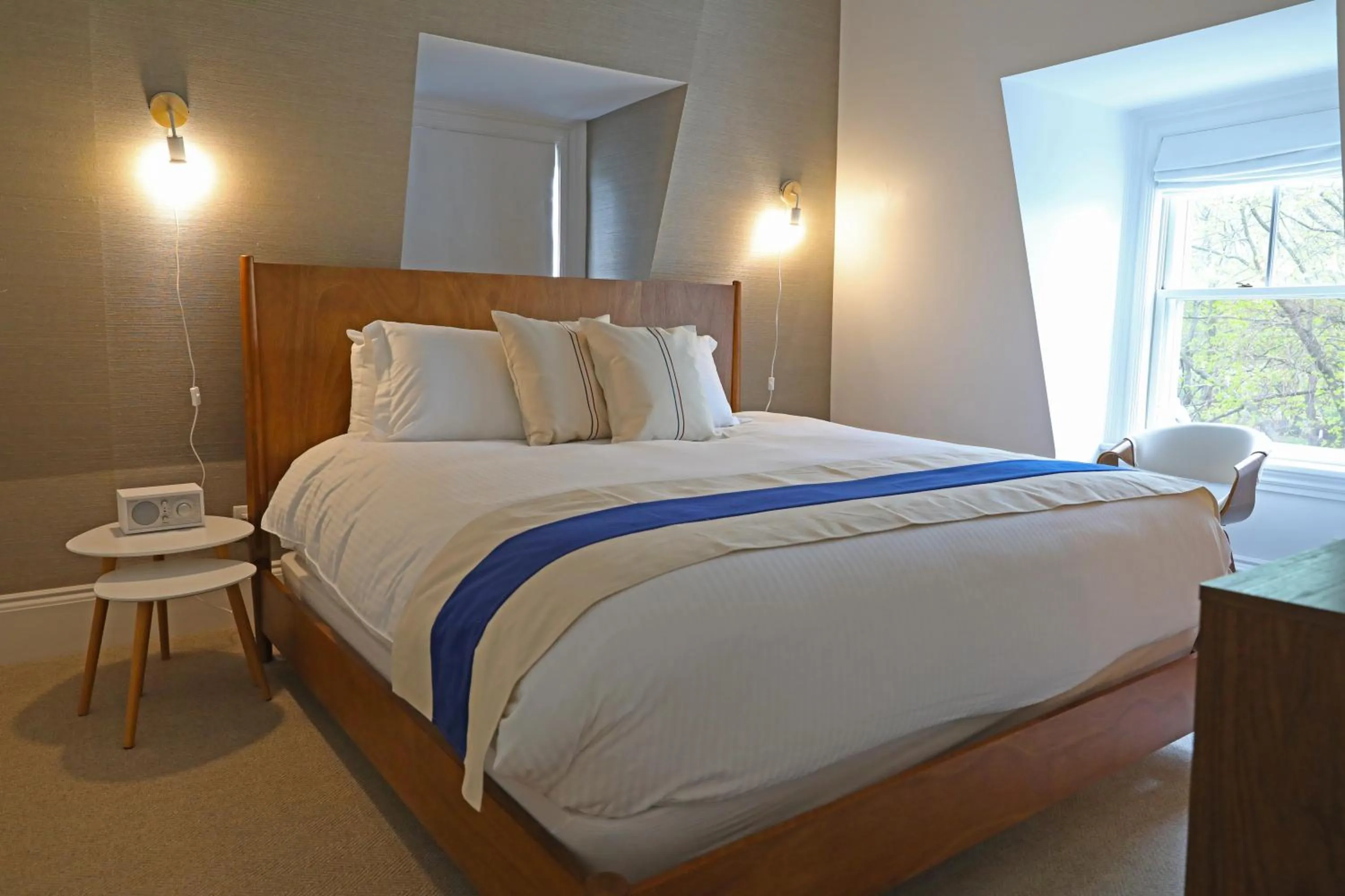 Bed in The Hotel Marblehead