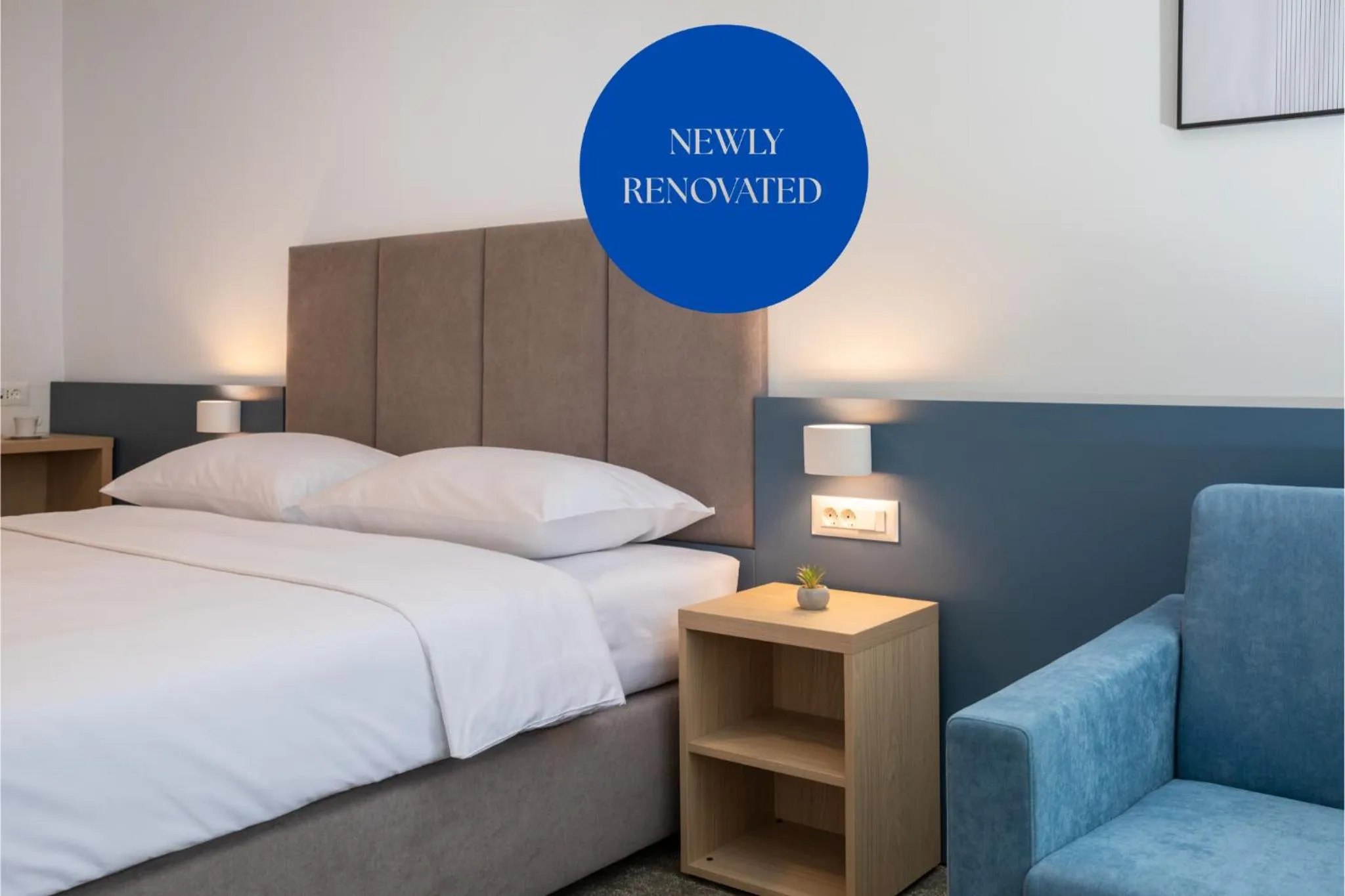 Bed in Hotel Alemaris