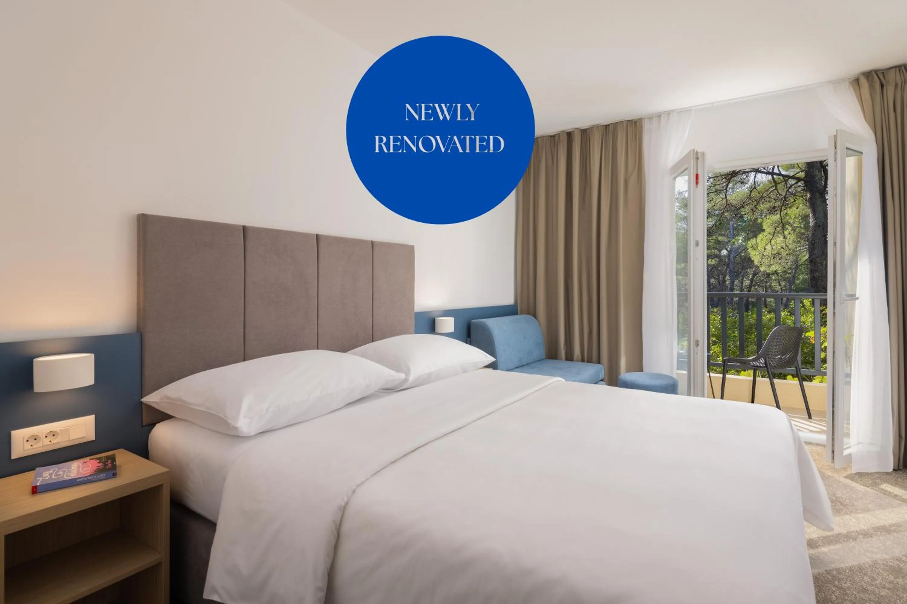 Bed in Hotel Alemaris