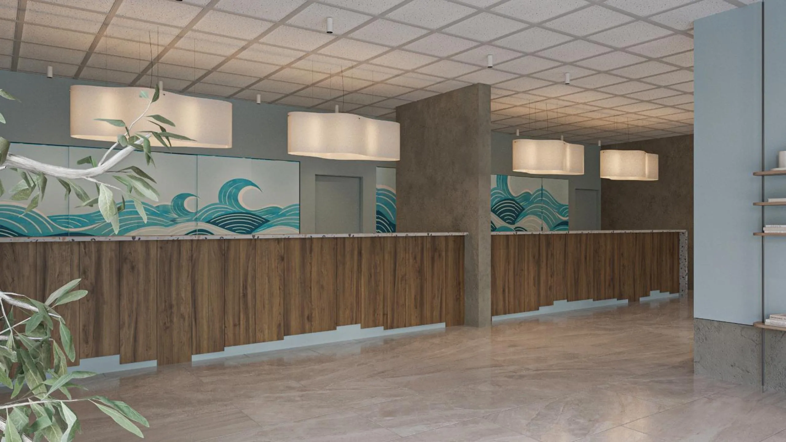 Lobby or reception in Hotel Alemaris