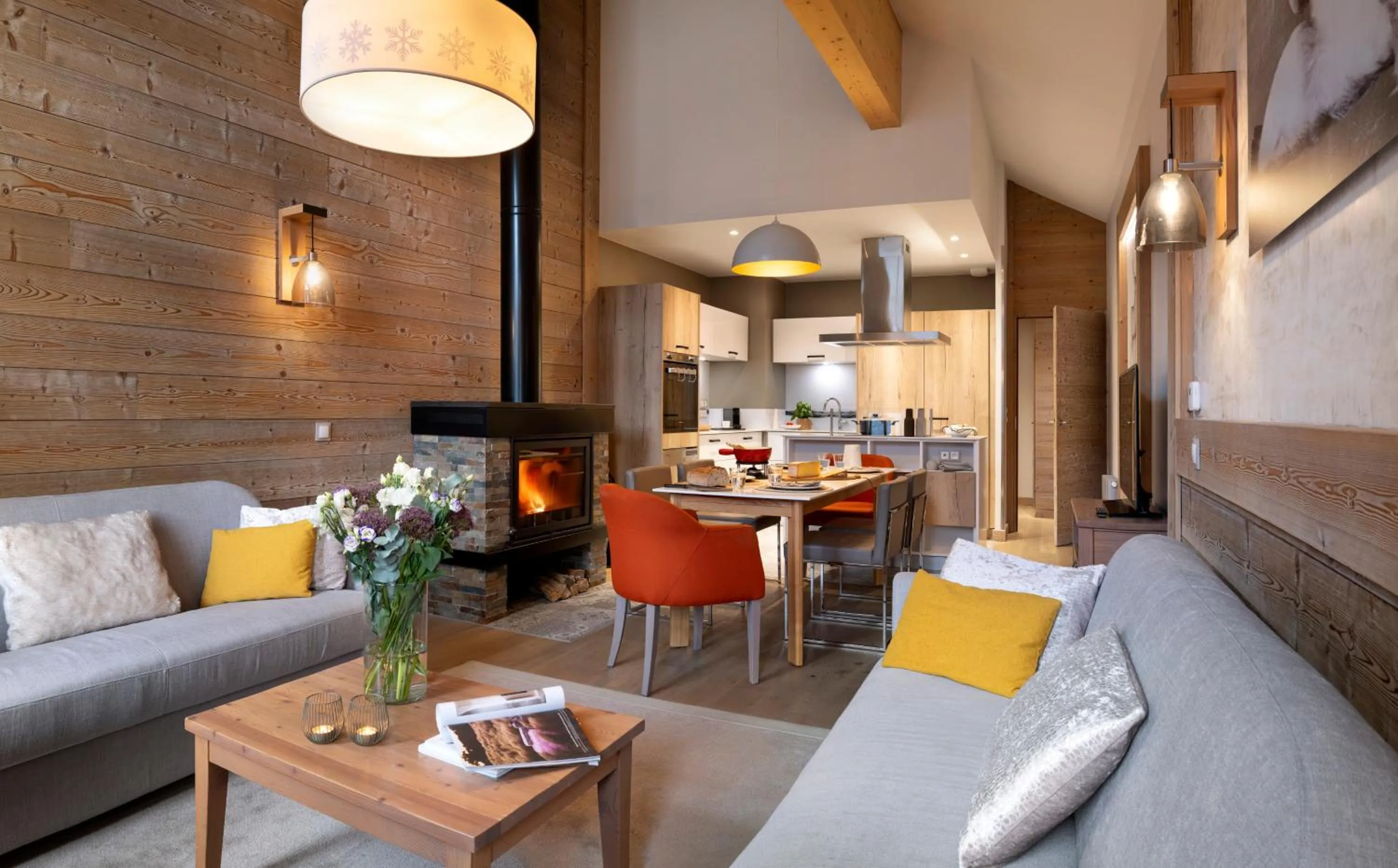 Living room in Résidence Pierre & Vacances Premium L'Hévana