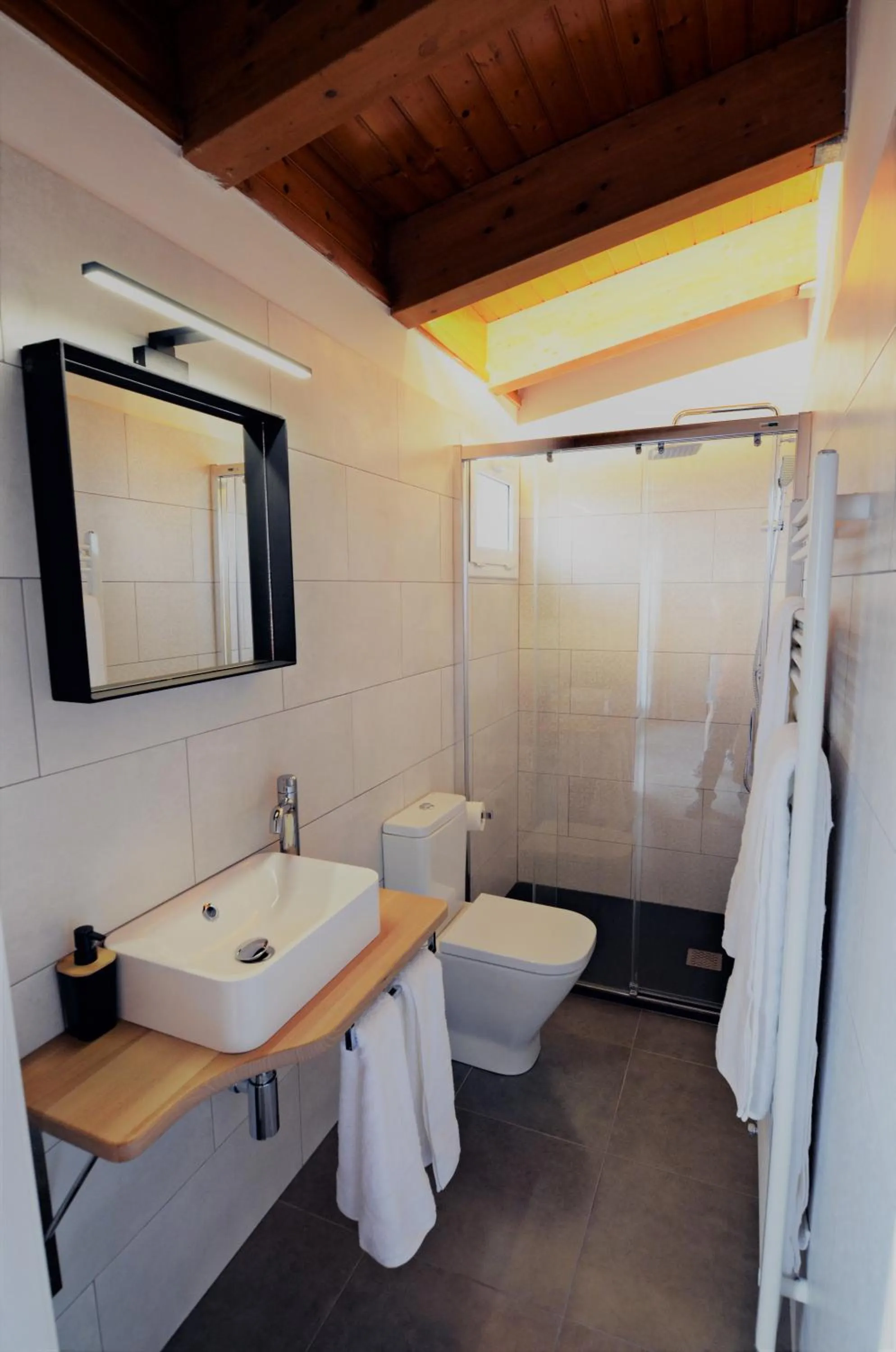 Bathroom in Cal Roig Hotel Rural