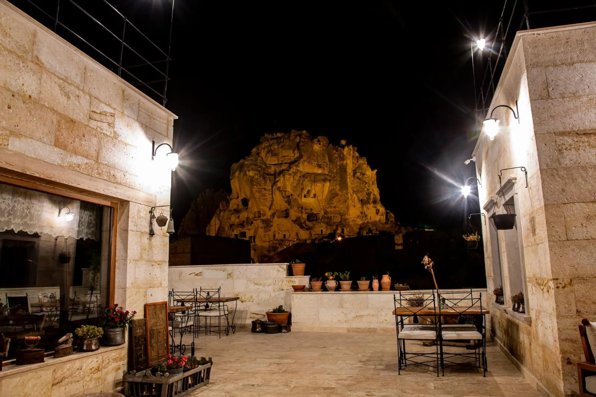 Inner courtyard view in ikarus Cappadocia Hotel