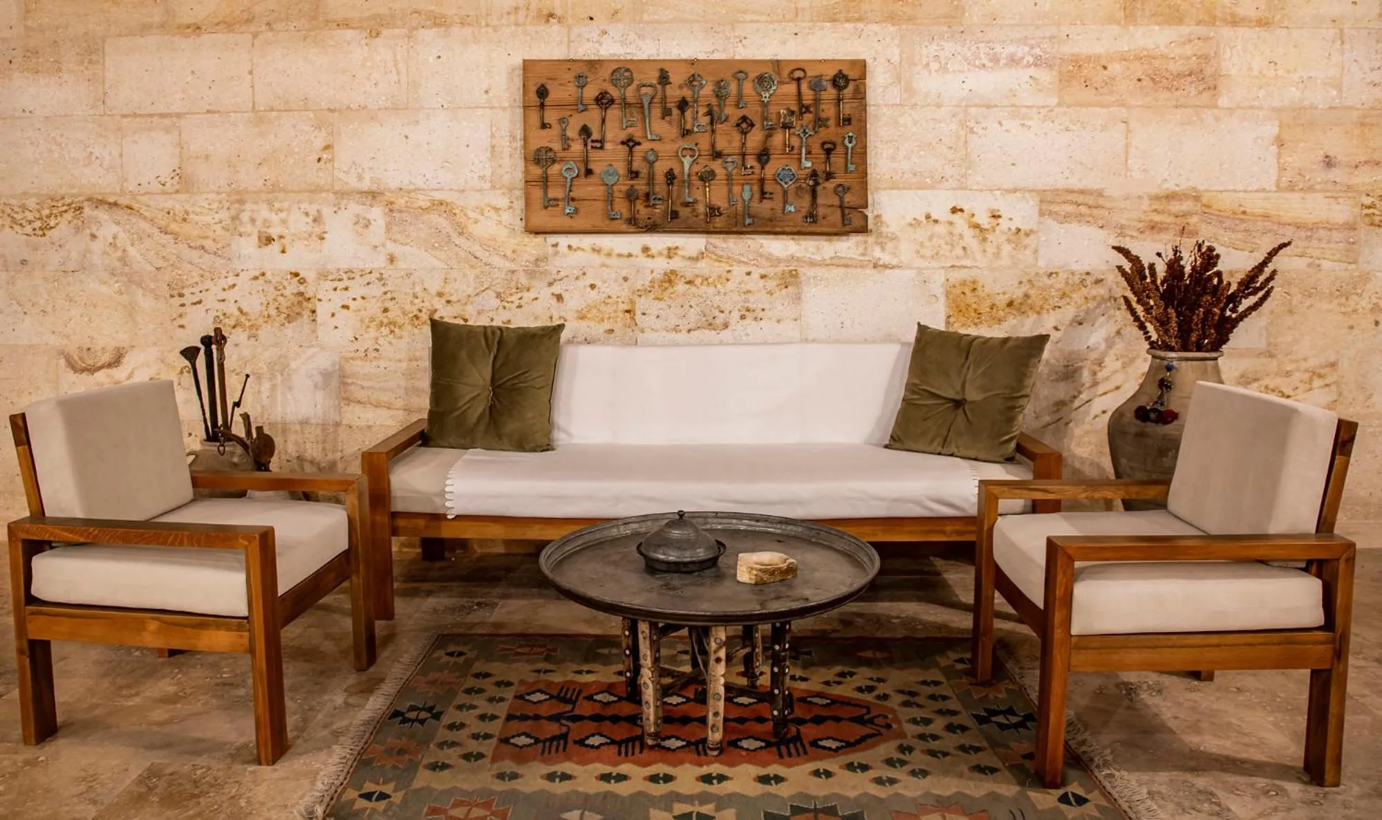 Inner courtyard view in ikarus Cappadocia Hotel
