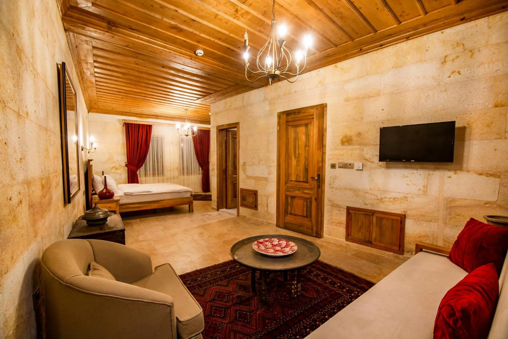 Night, Bed in ikarus Cappadocia Hotel