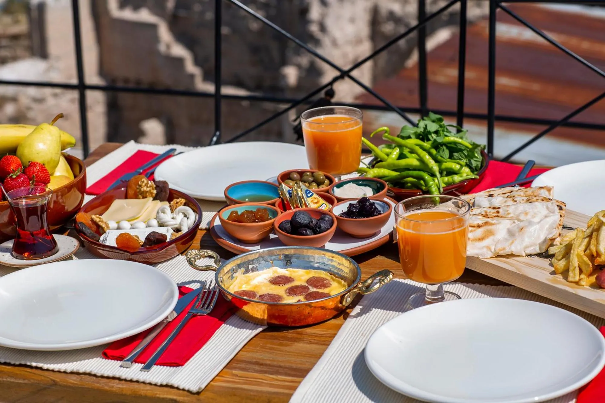 Breakfast in ikarus Cappadocia Hotel