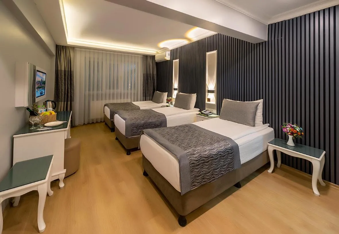 Photo of the whole room, Bed in Beyazit Palace Hotel