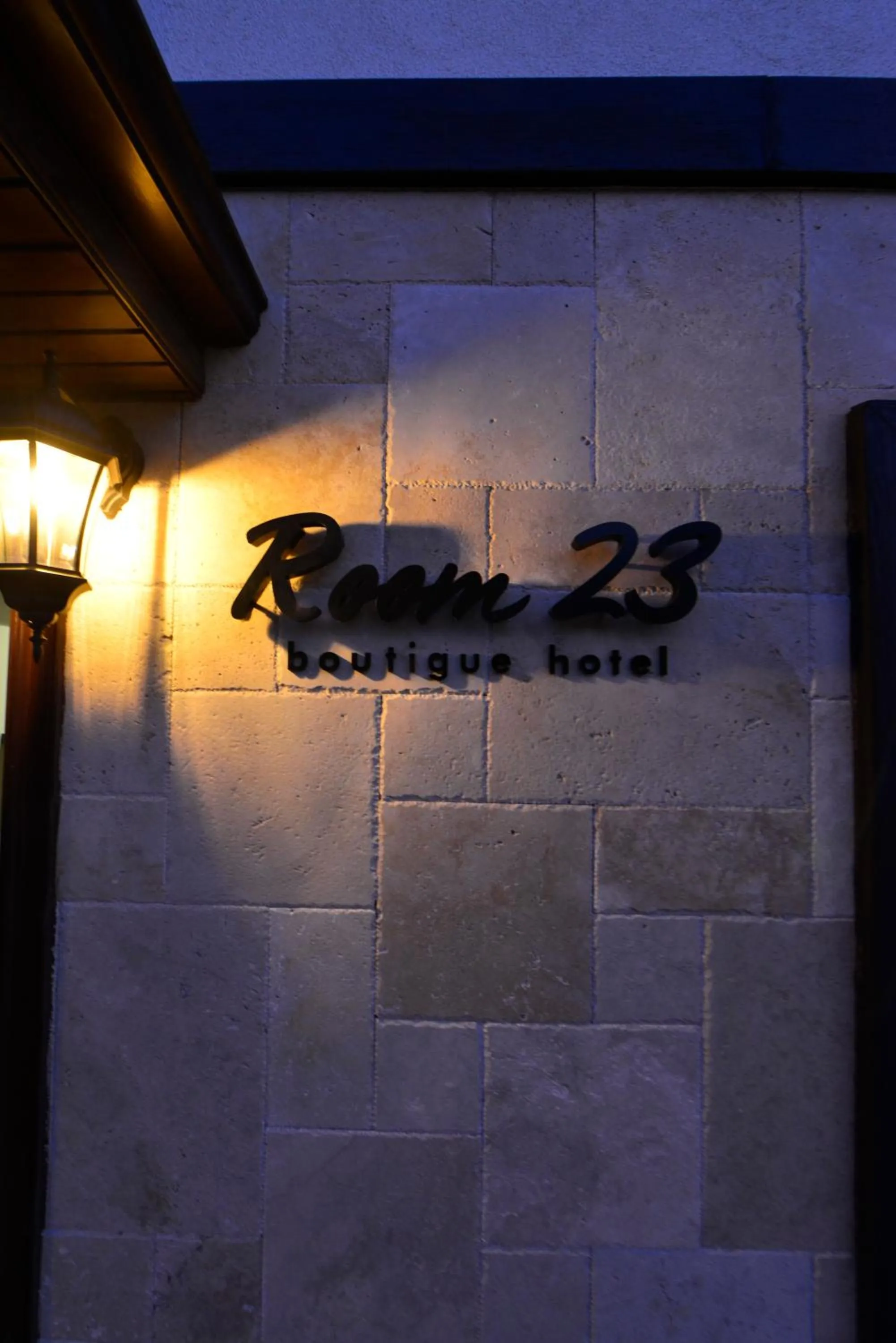 Property logo or sign in Room 23 Hotel