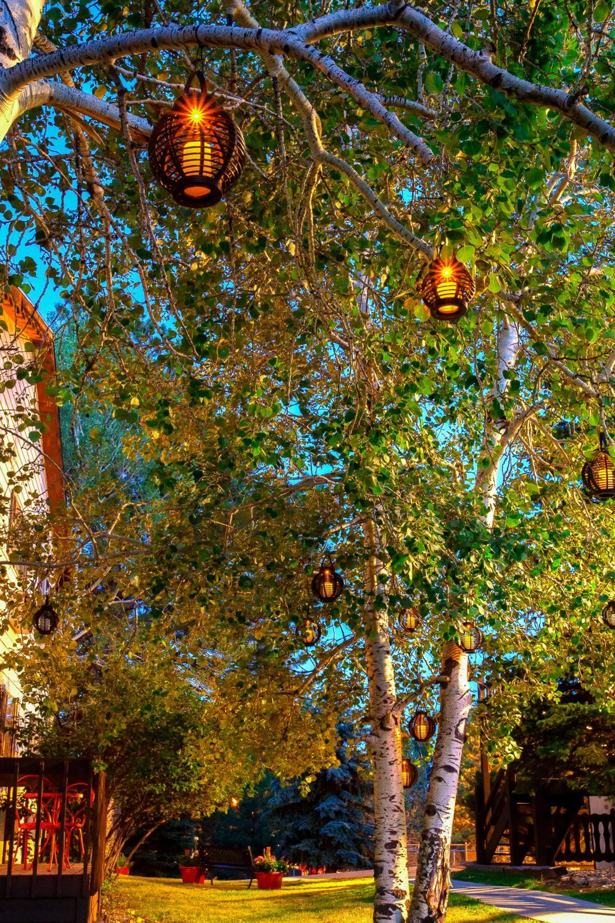 Decorative detail in Bavarian Inn, Black Hills