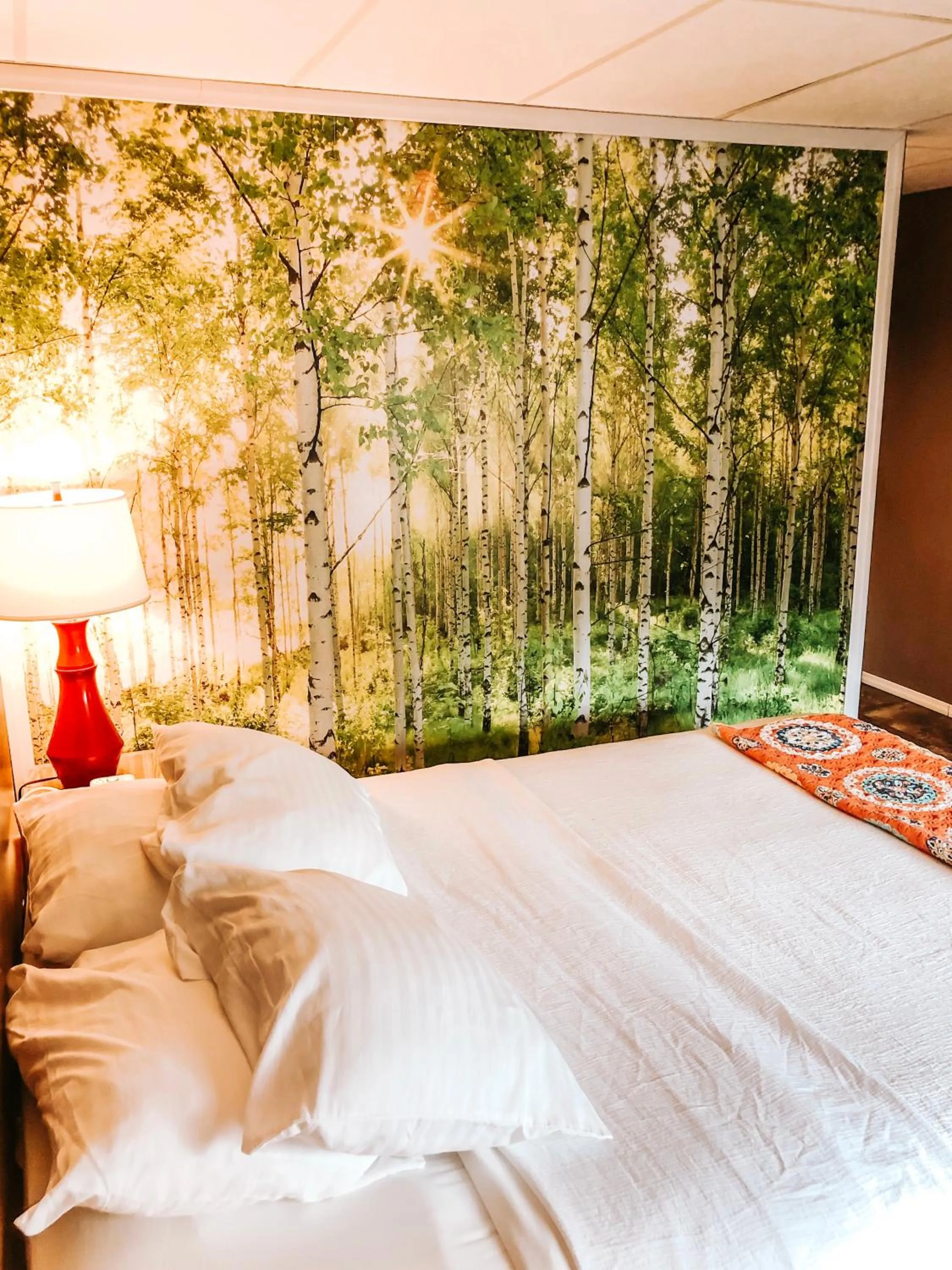 Bed in Bavarian Inn, Black Hills