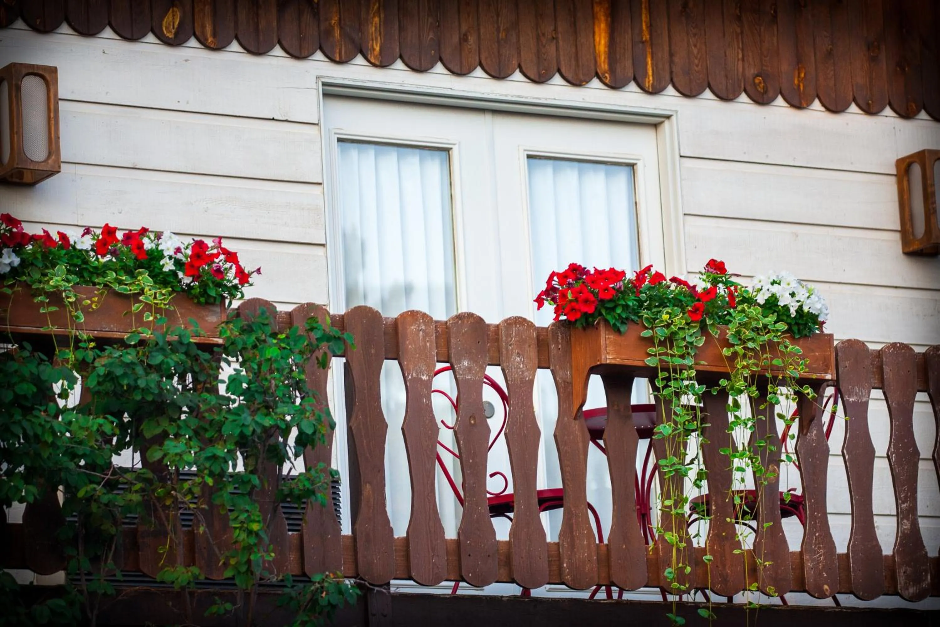 Balcony/Terrace in Bavarian Inn, Black Hills