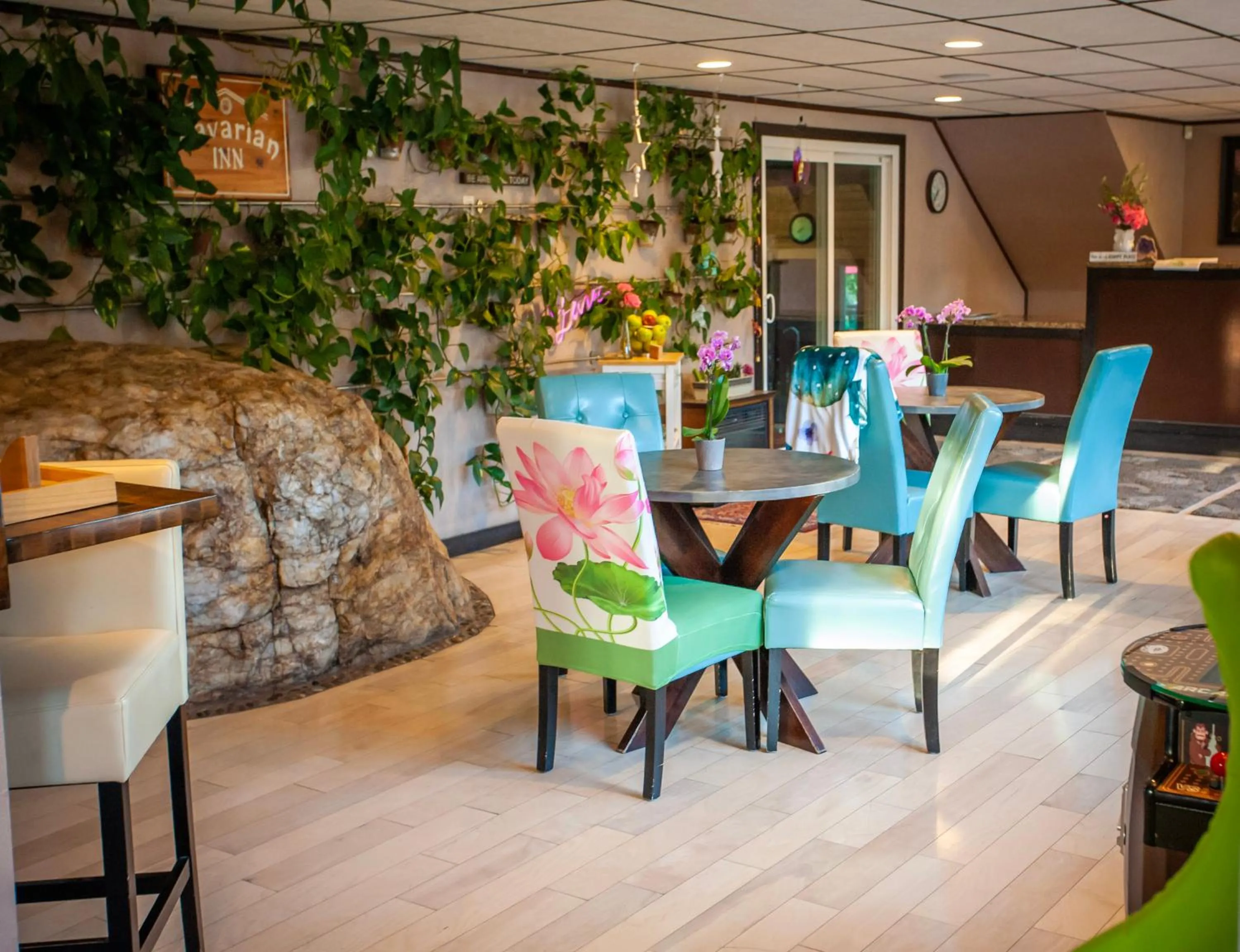 Lobby or reception in Bavarian Inn, Black Hills