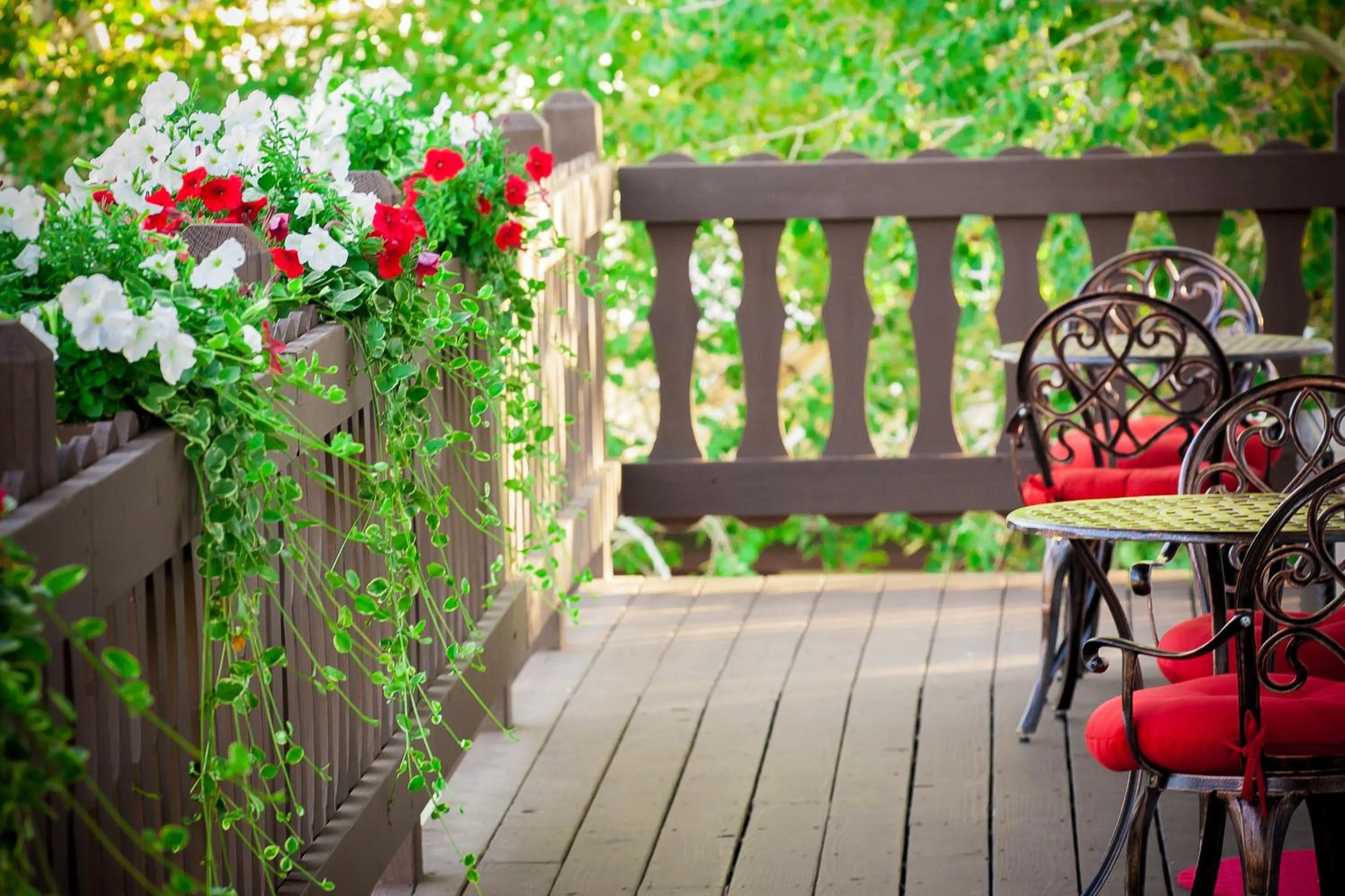Balcony/Terrace in Bavarian Inn, Black Hills