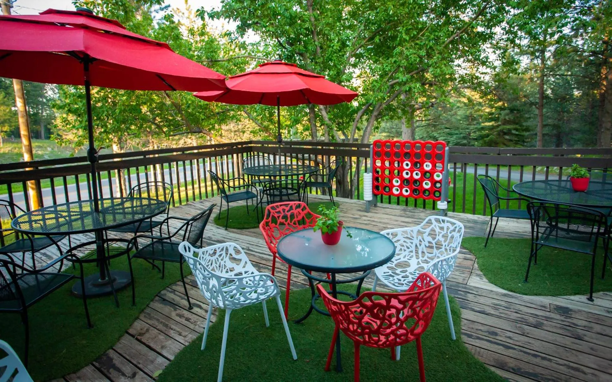 Balcony/Terrace in Bavarian Inn, Black Hills