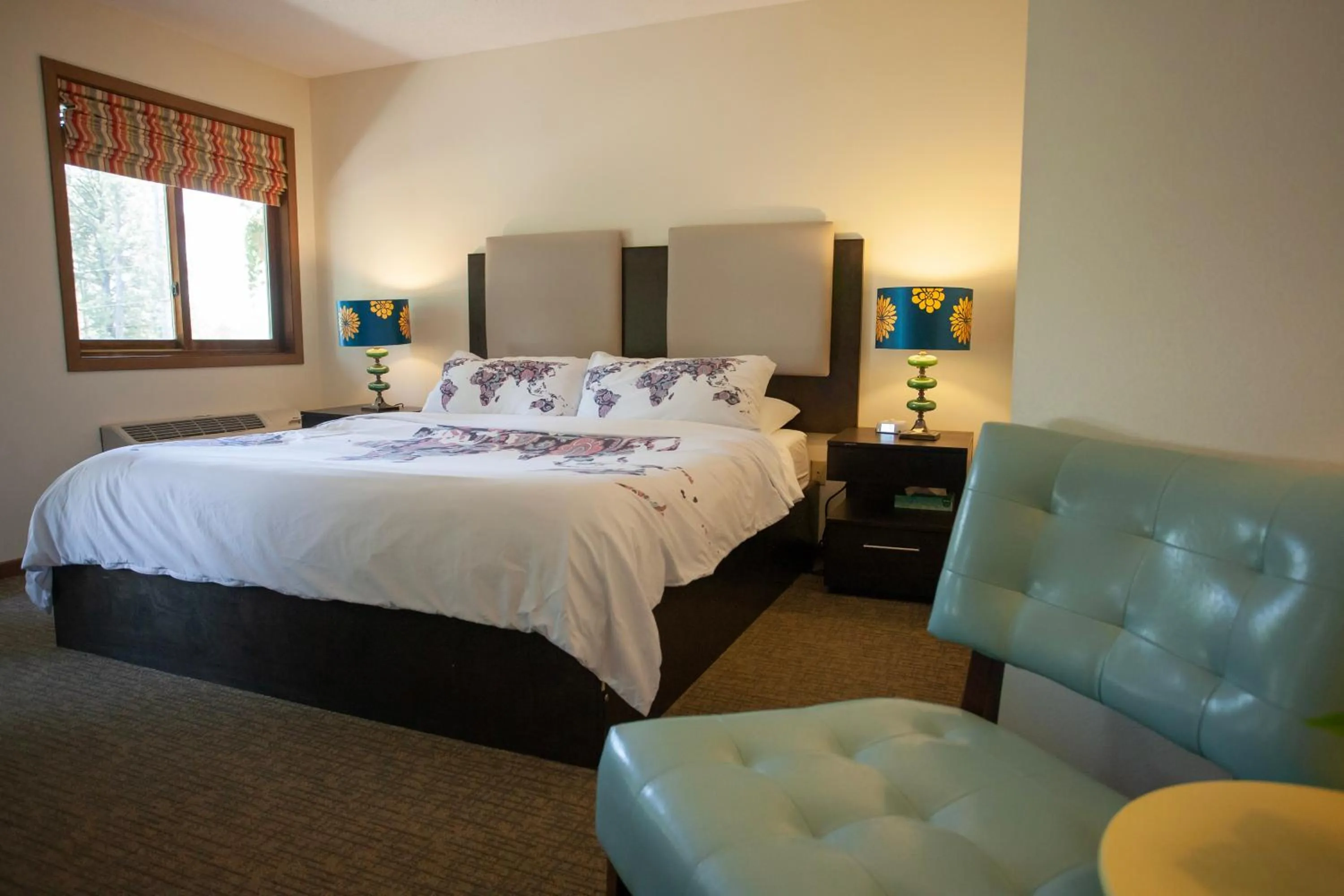 Bed in Bavarian Inn, Black Hills