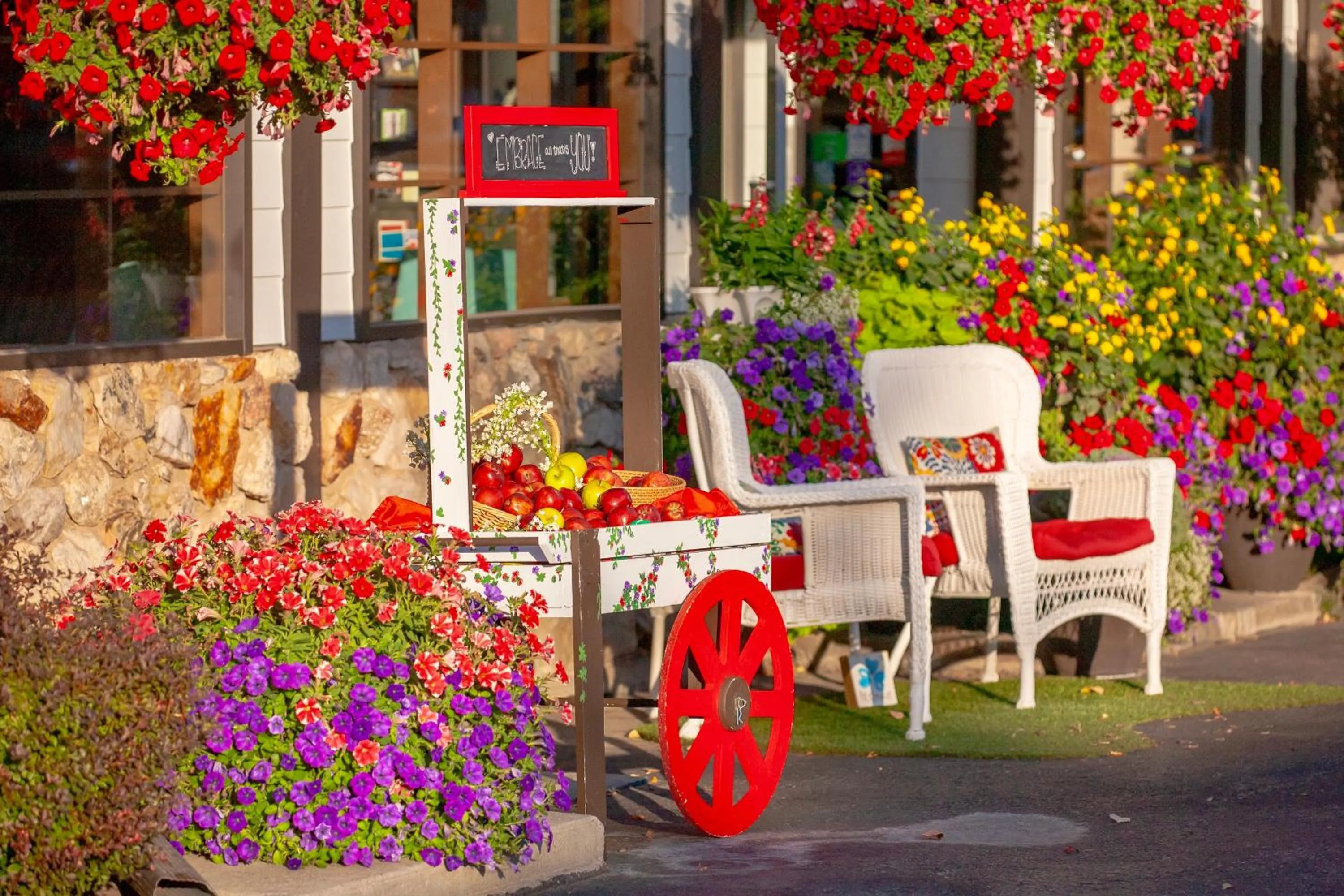 Facade/entrance in Bavarian Inn, Black Hills