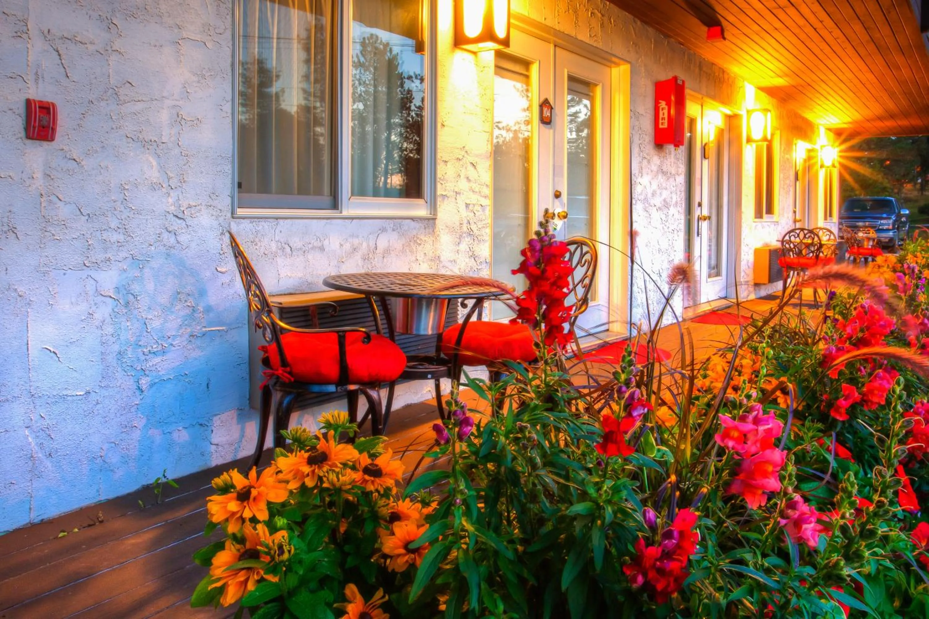 Facade/entrance in Bavarian Inn, Black Hills