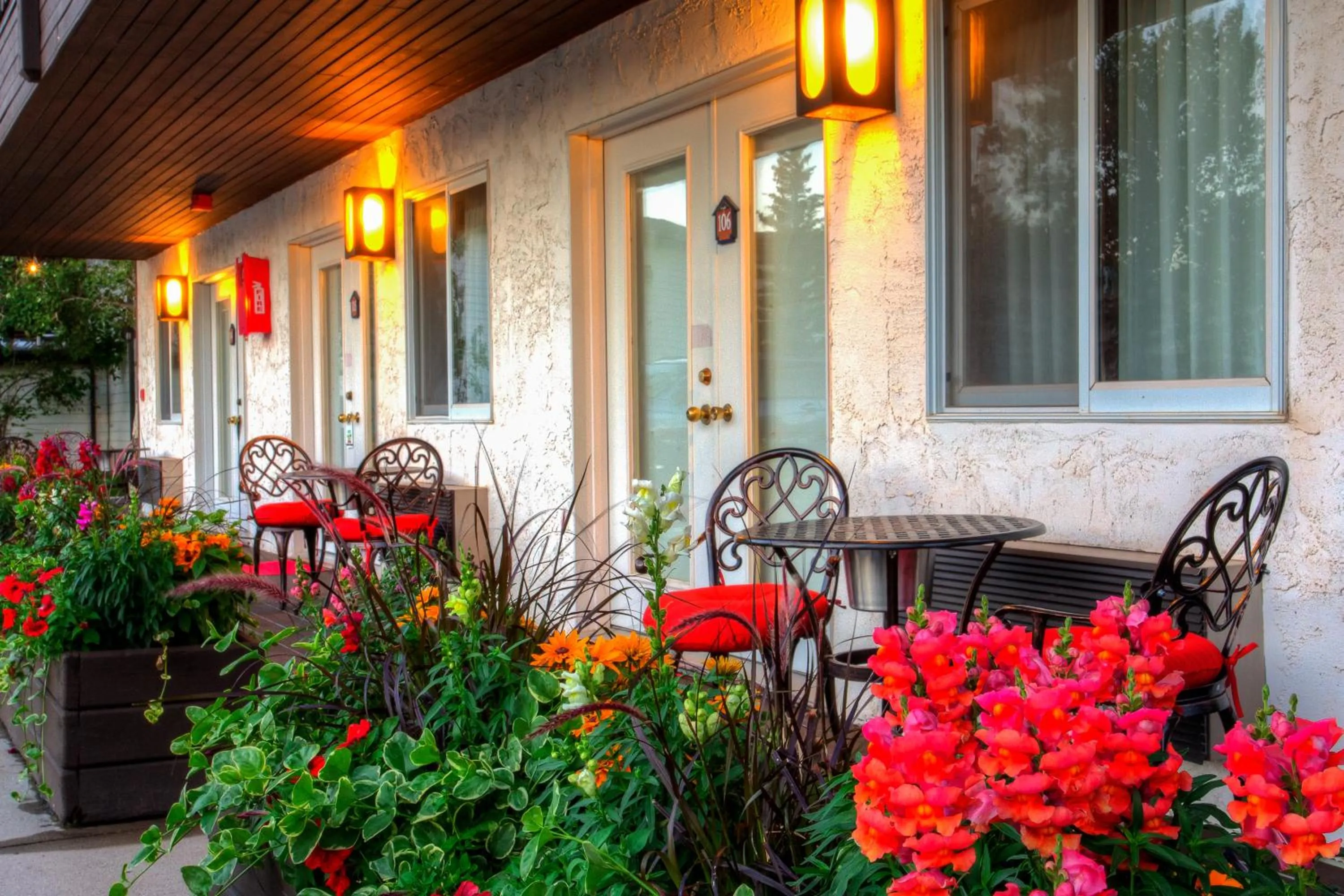 Facade/entrance in Bavarian Inn, Black Hills