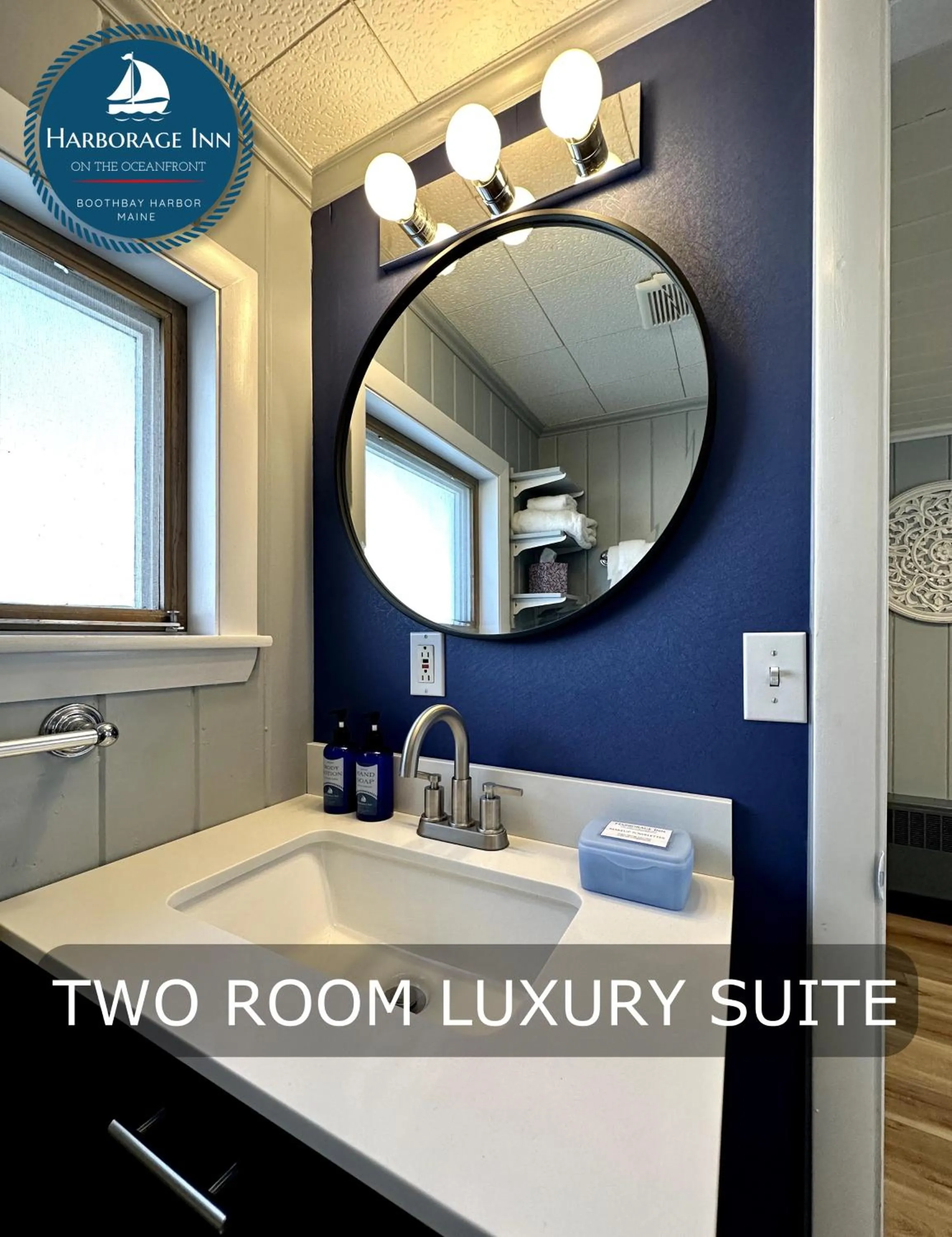 Bathroom in Harborage Inn on the Oceanfront