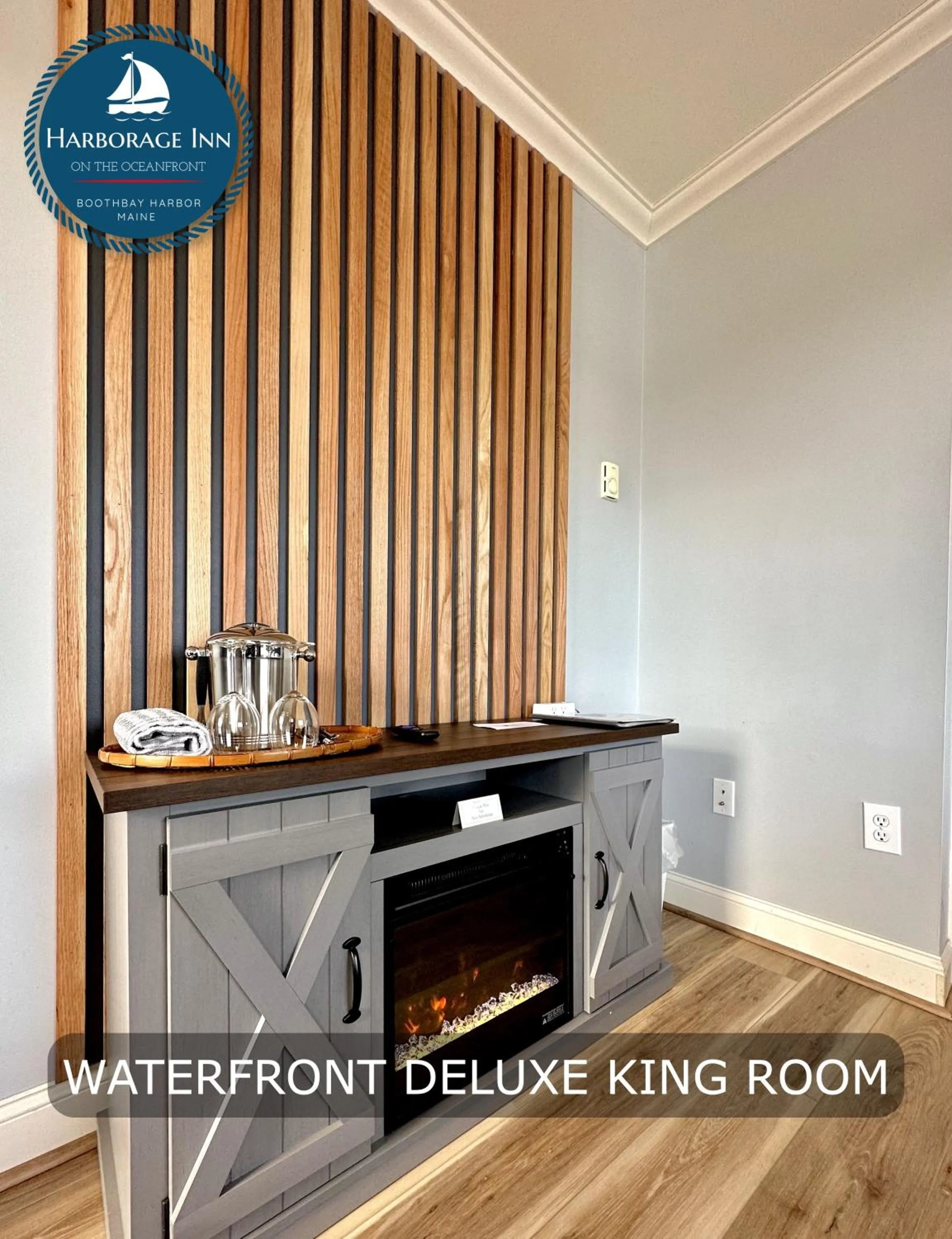 flat iron in Harborage Inn on the Oceanfront