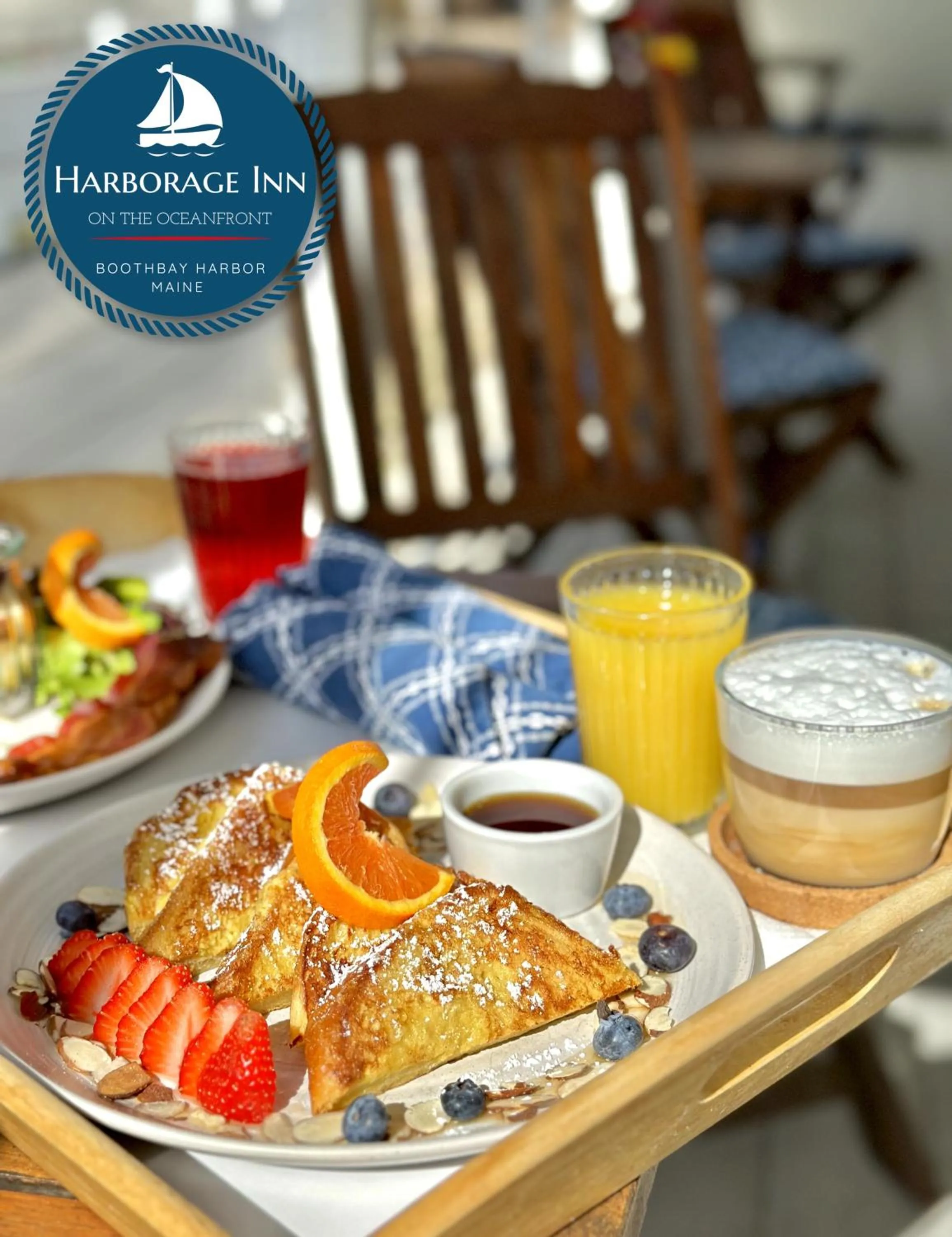 Breakfast in Harborage Inn on the Oceanfront