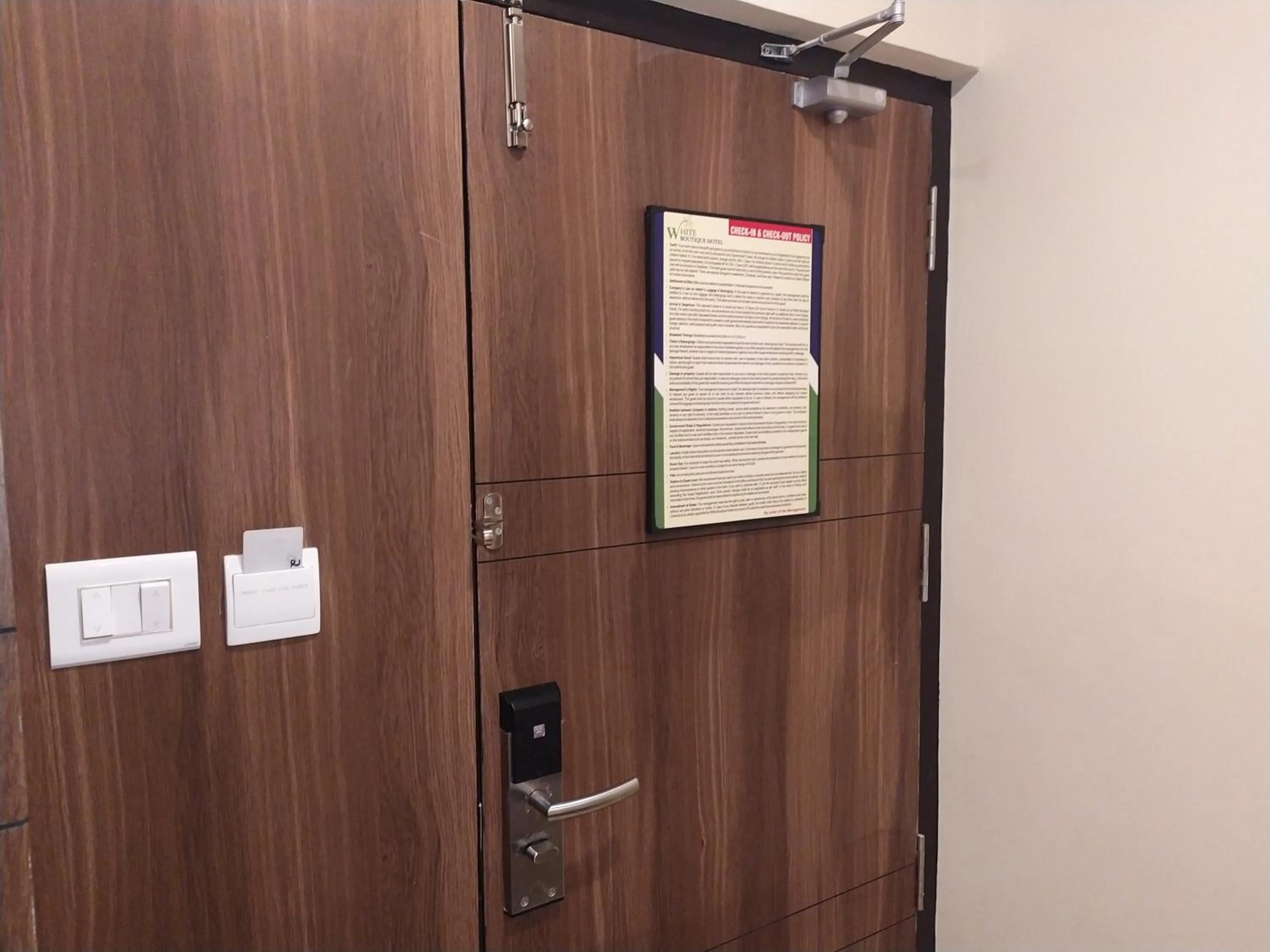 Floor plan in Hotel White Boutique