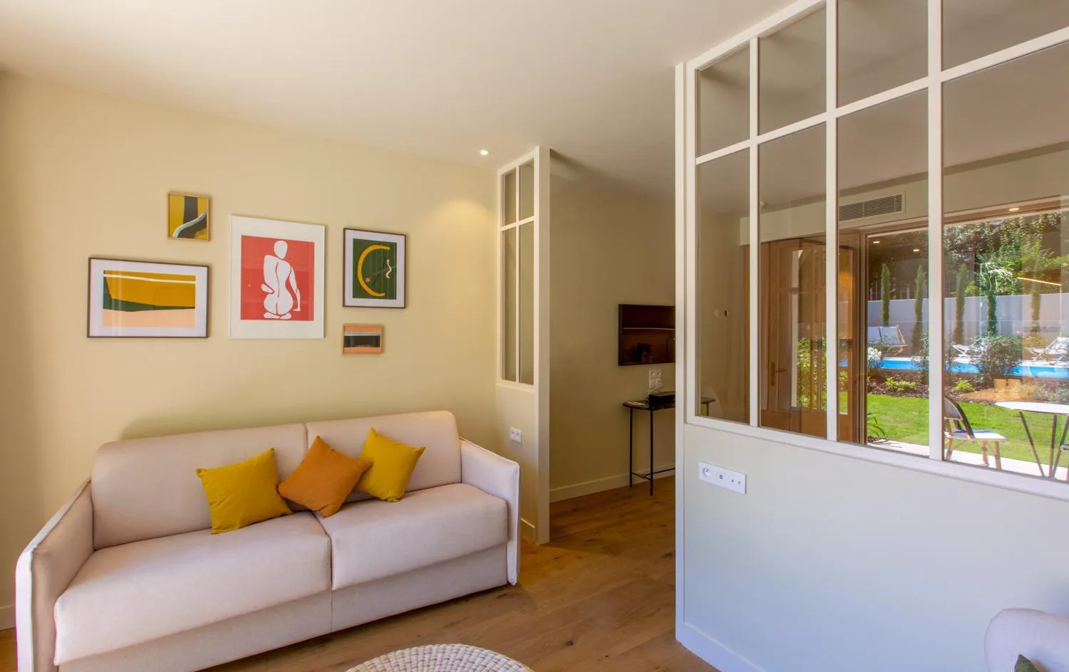 Living room in La Villa du Moulleau