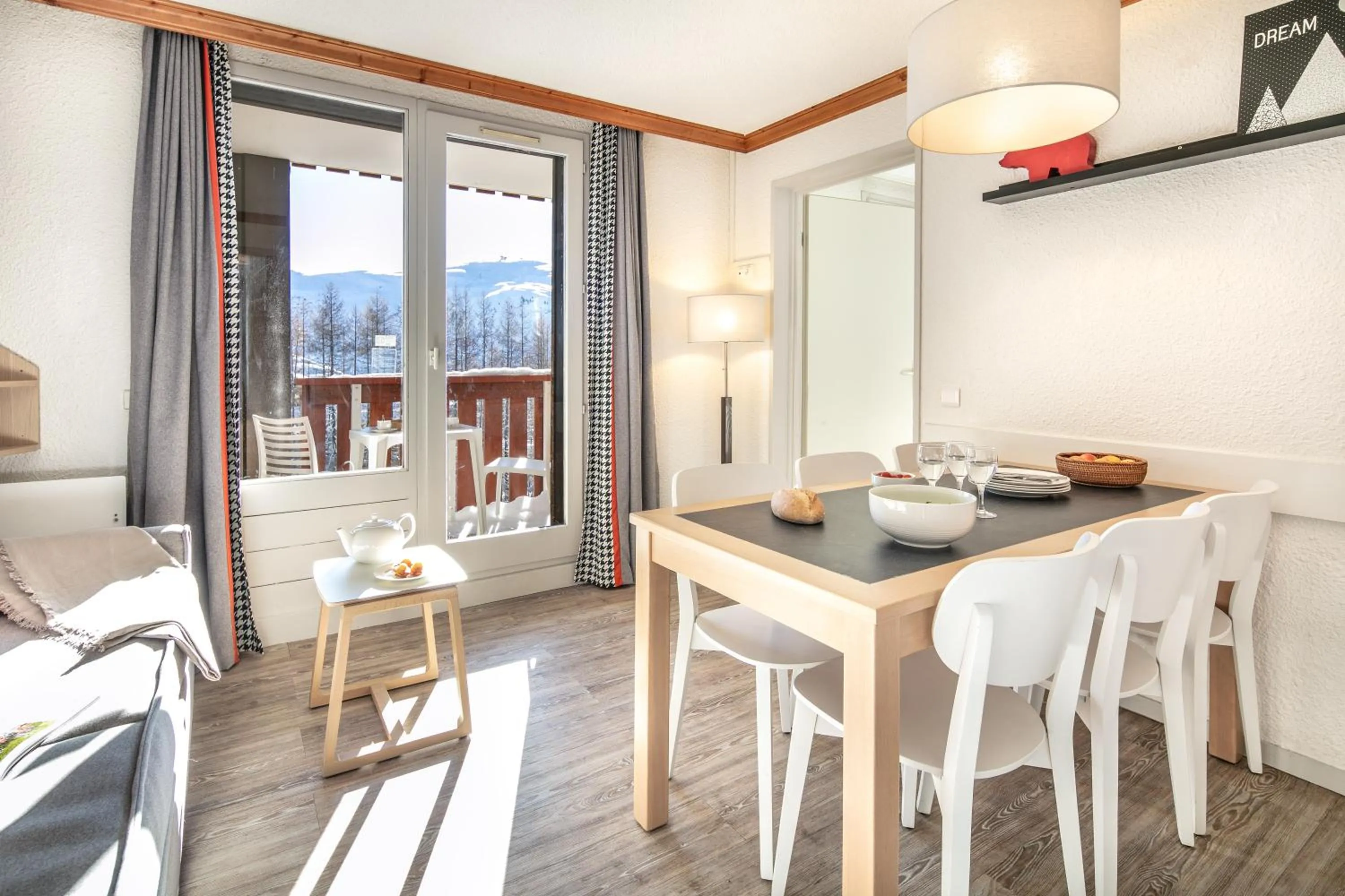 Living room in Résidence Pierre & Vacances Les Bergers